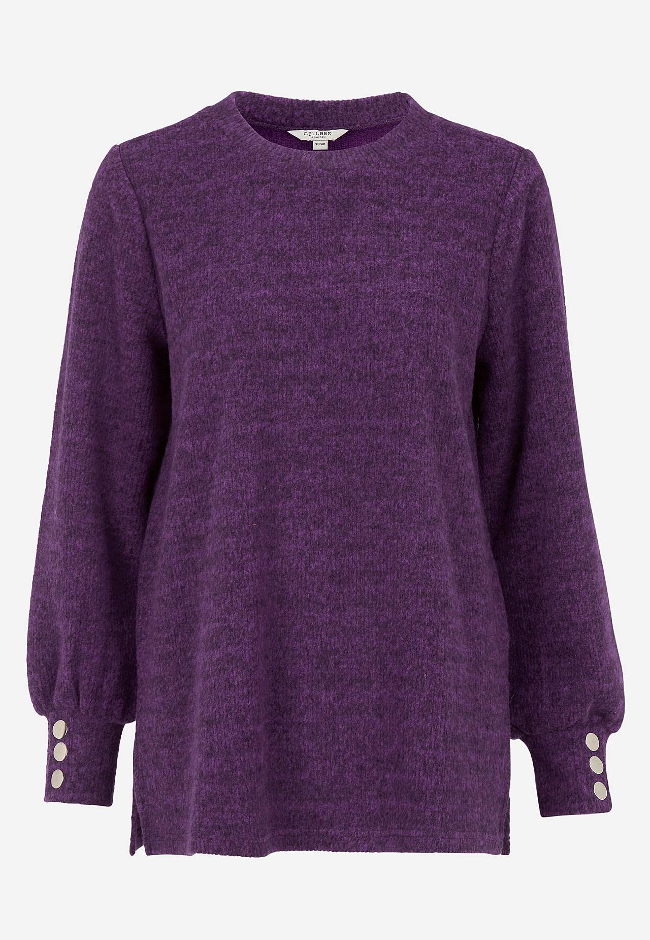 Super soft tunic with melange colours