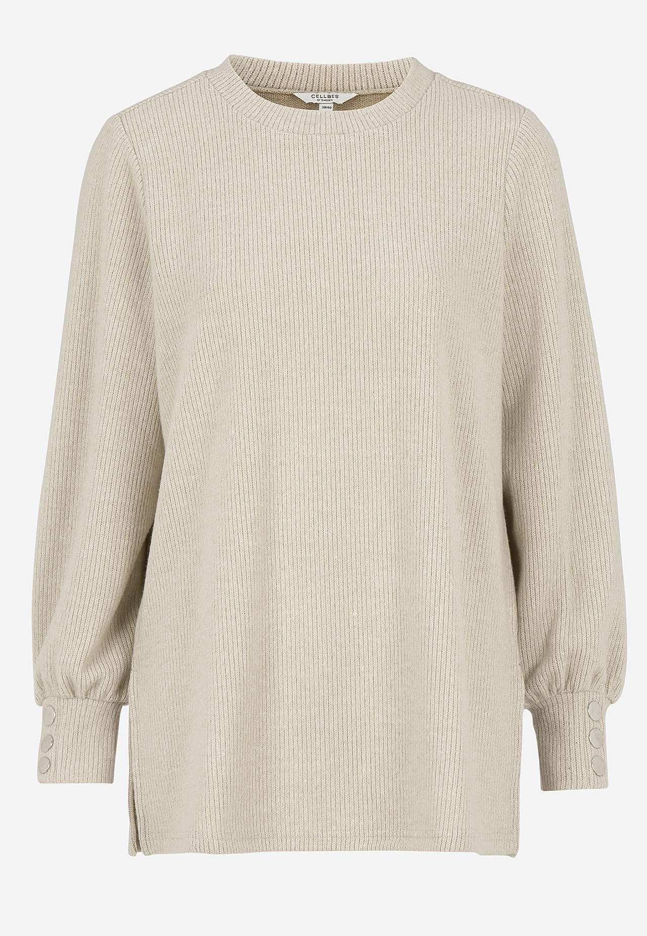 Super soft tunic with melange colours