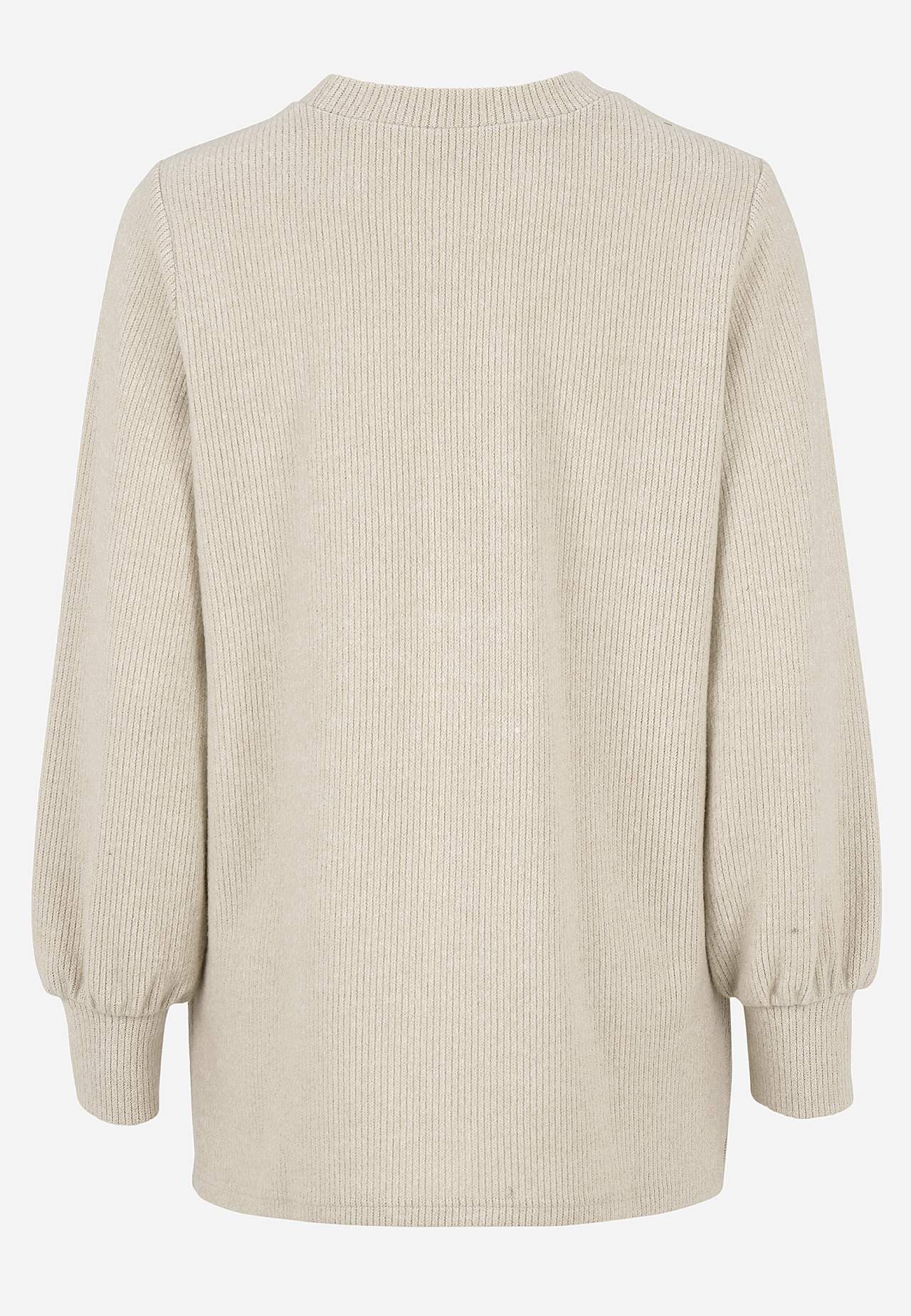 Super soft tunic with melange colours