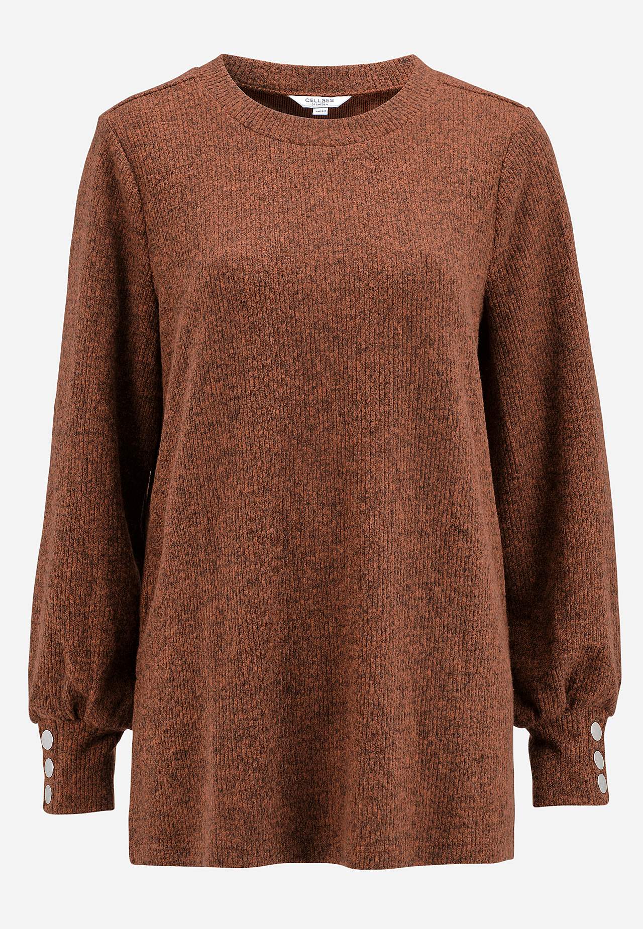Super soft tunic with melange colours
