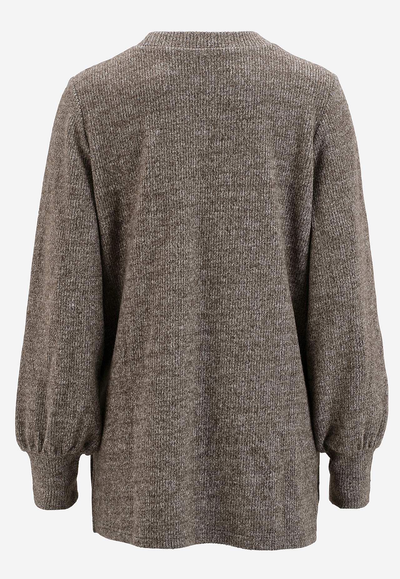 Super soft tunic with melange colours