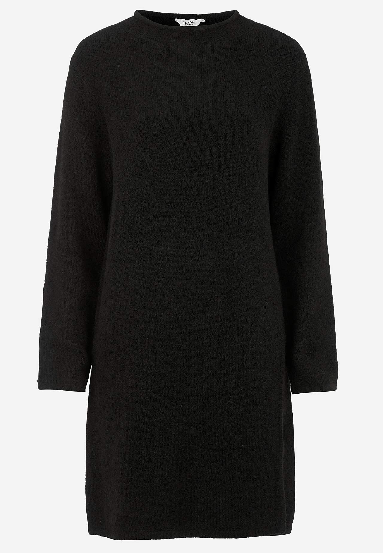 Knitted tunic with vent