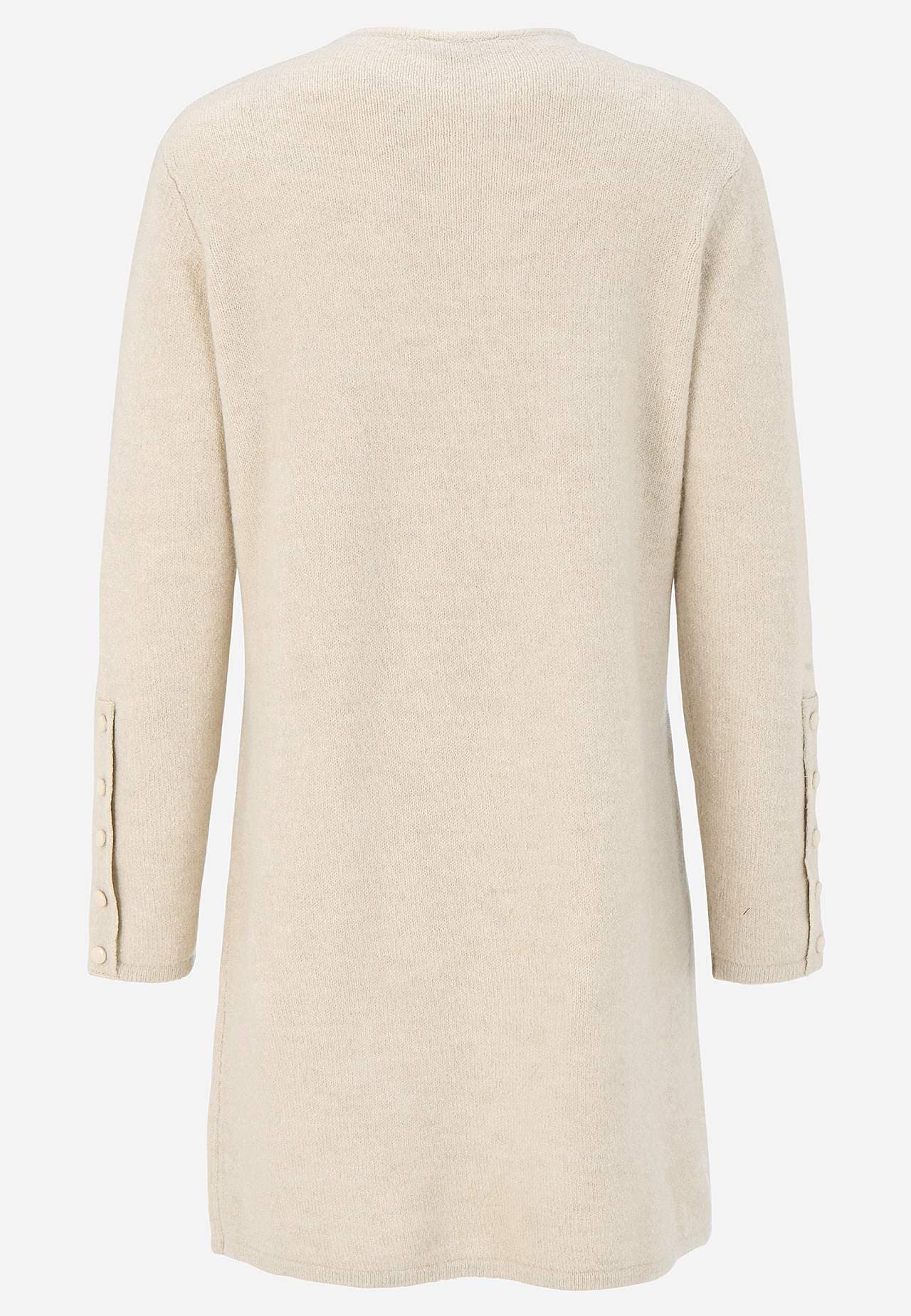 Knitted tunic with vent