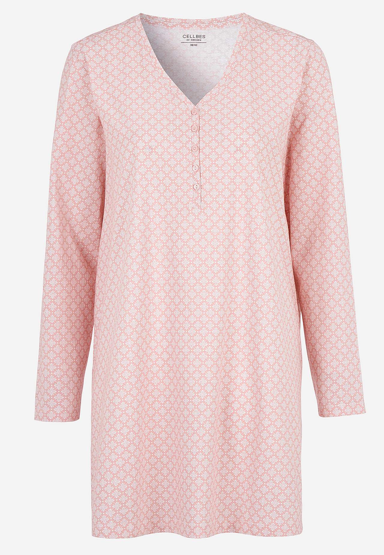 Short nightgown with buttons