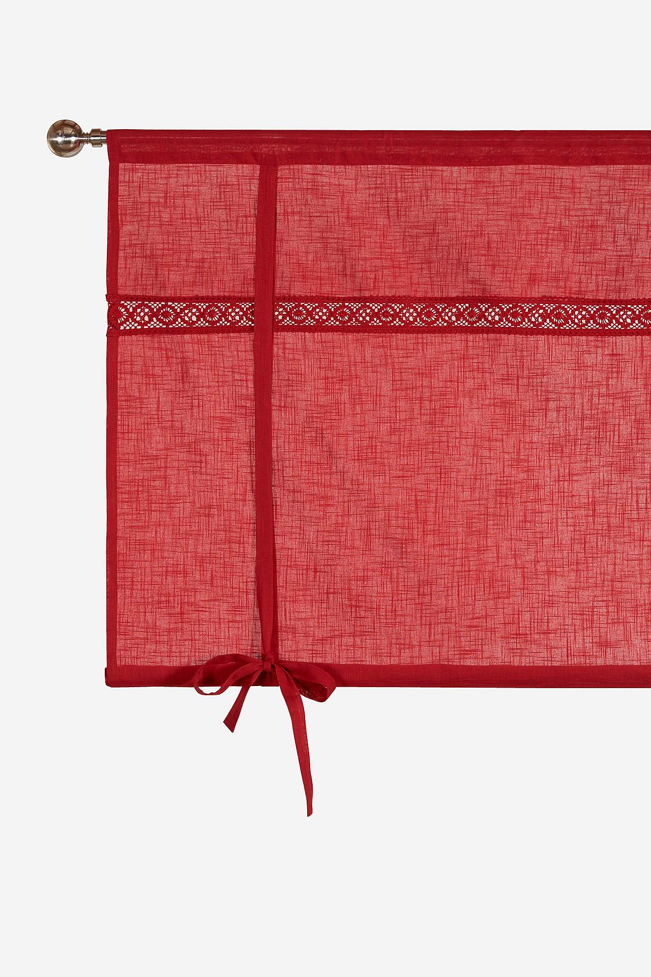 Roman blind with lace Monica