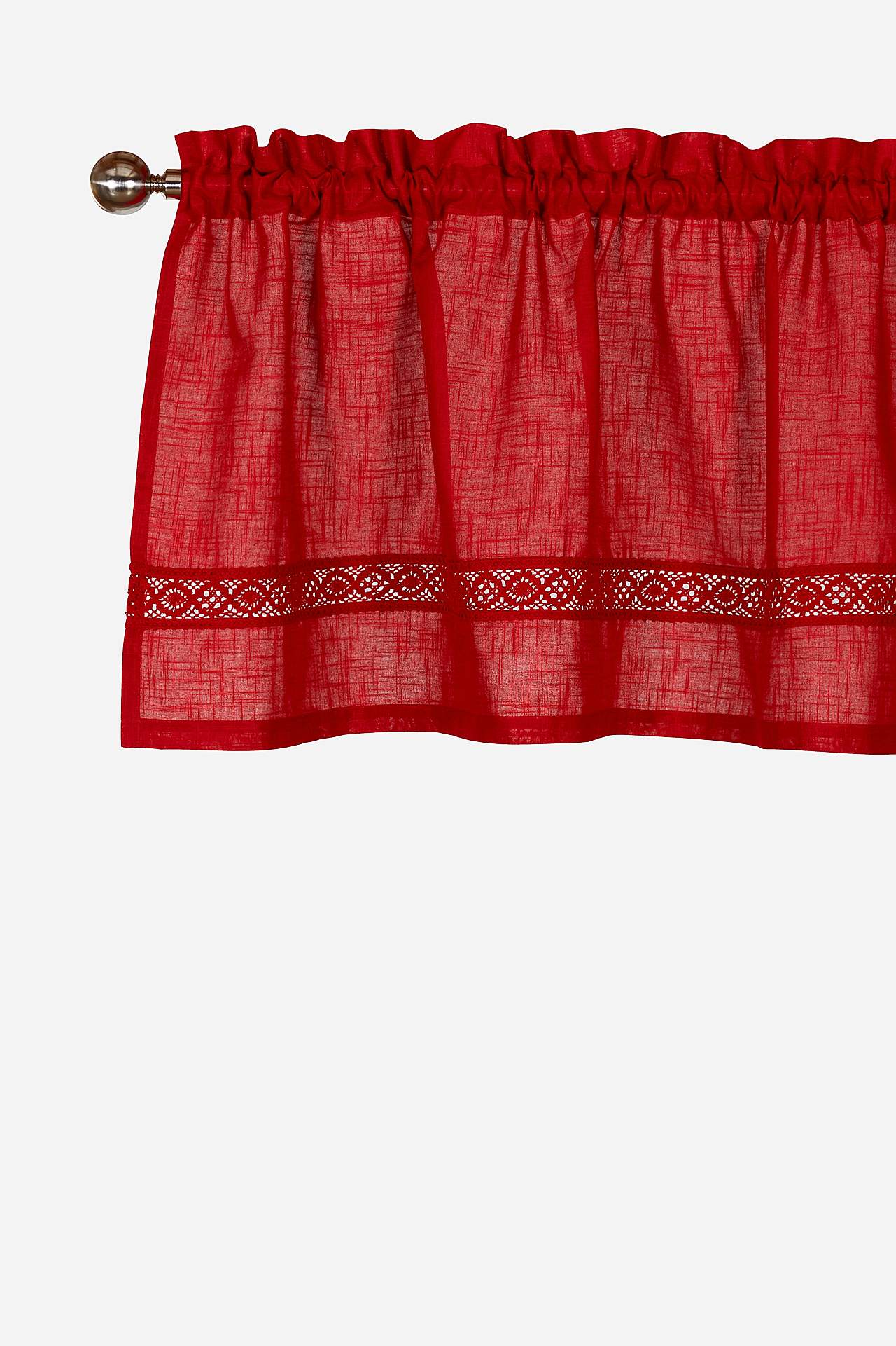 Pelmet with lace Monica