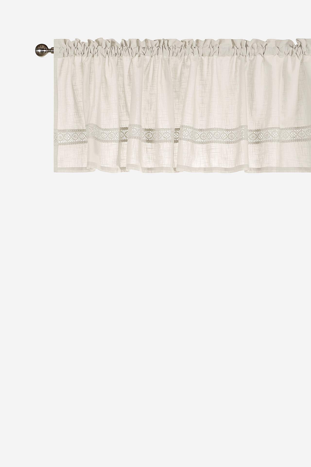 Pelmet with lace Monica
