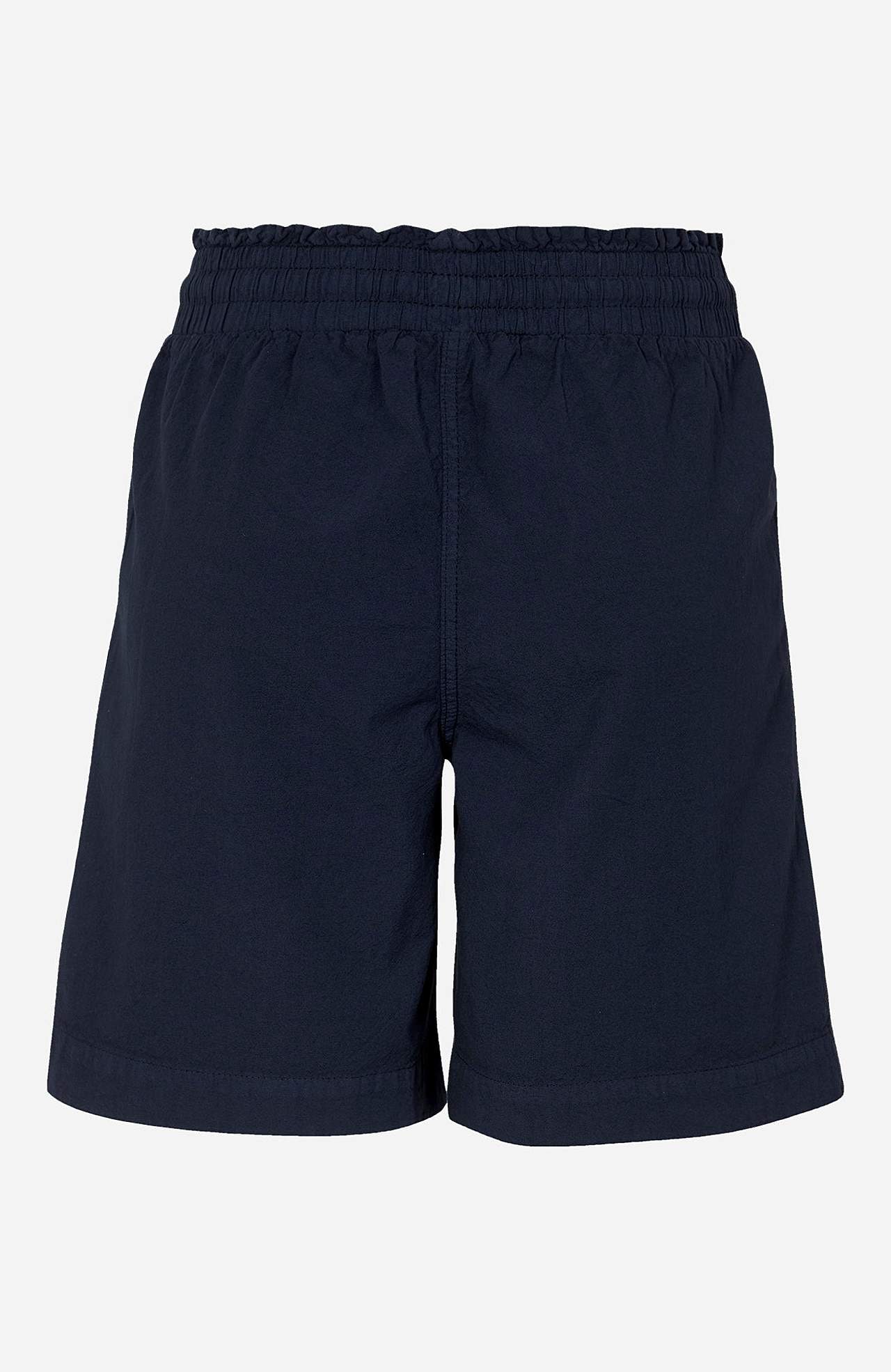 Shorts in washed cotton Jade