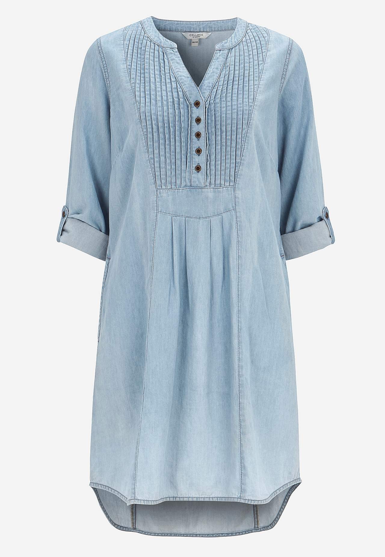 Spacious denim dress