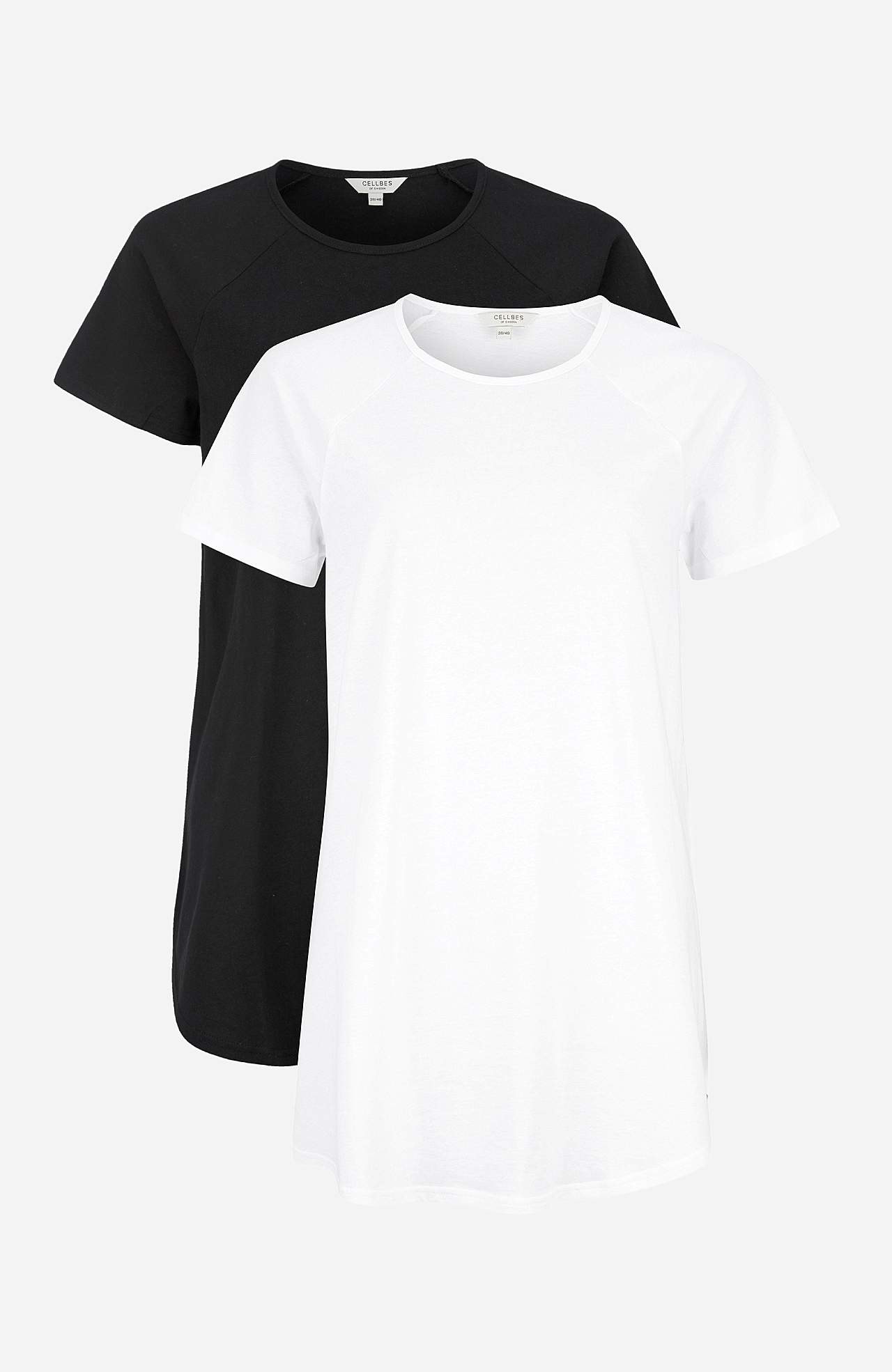 Tunic in organic cotton 2-pack