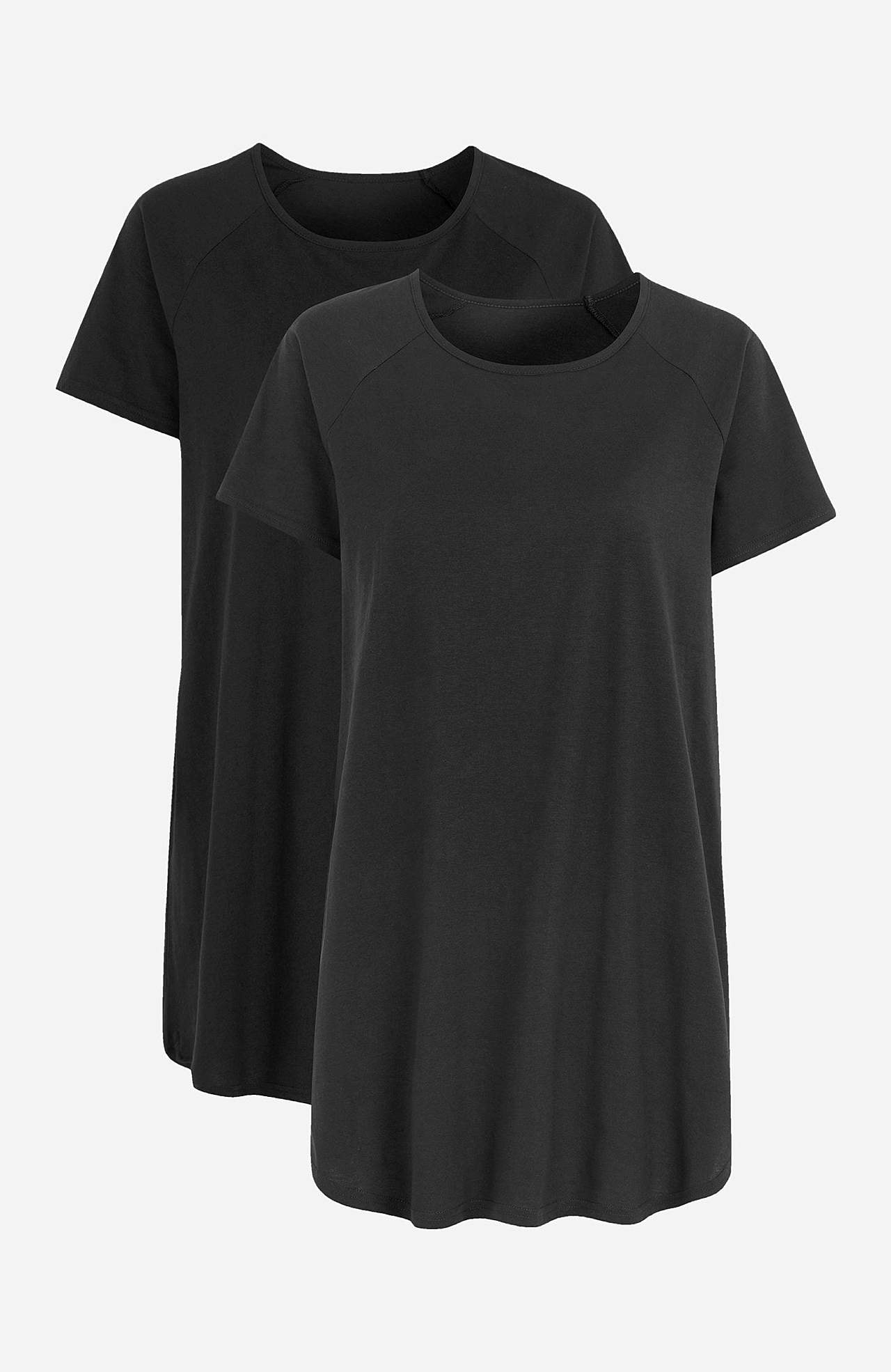 Tunic in organic cotton 2-pack