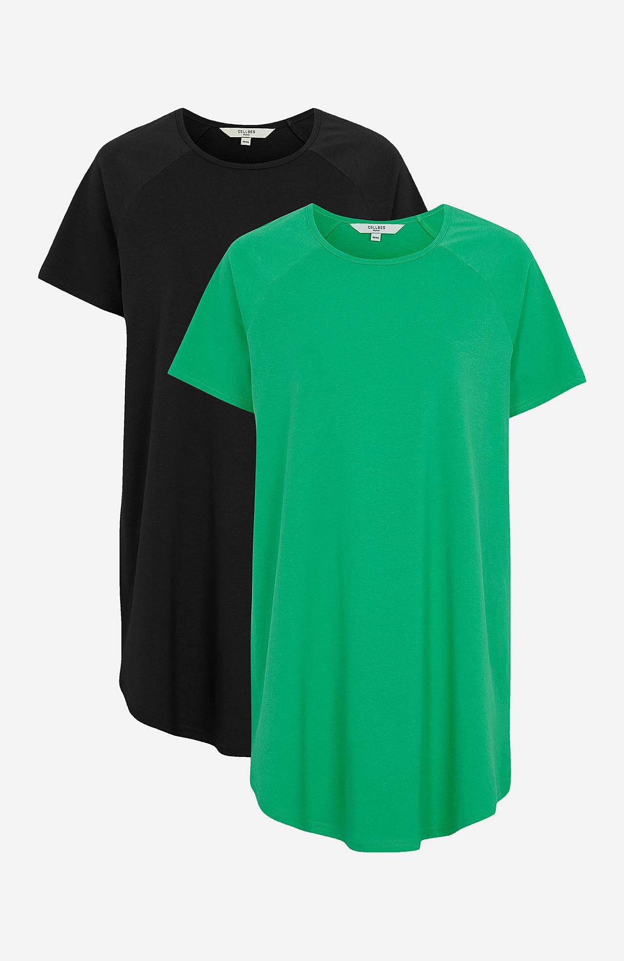 Tunic in organic cotton 2-pack