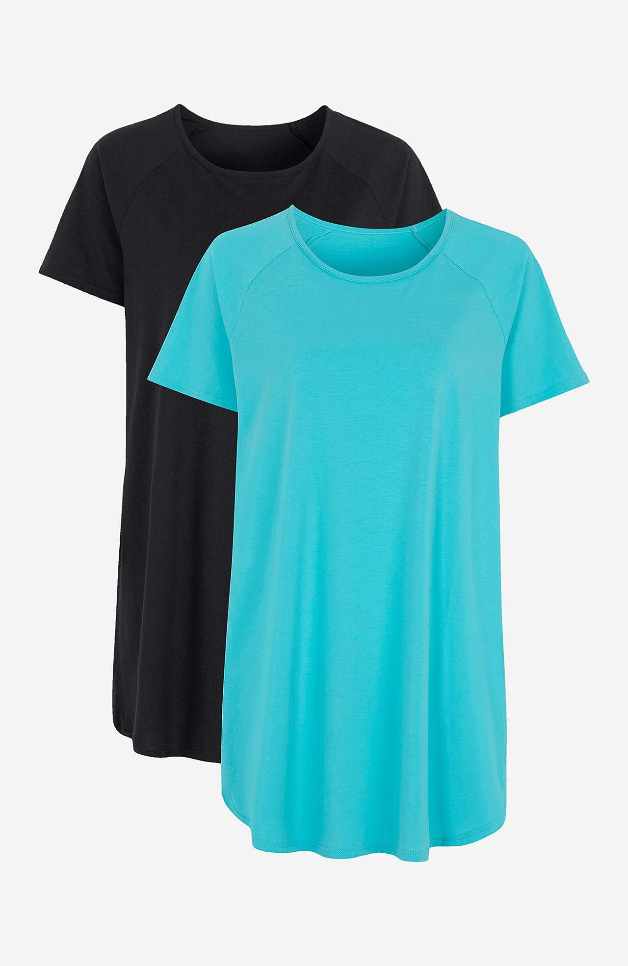 Tunic in organic cotton 2-pack