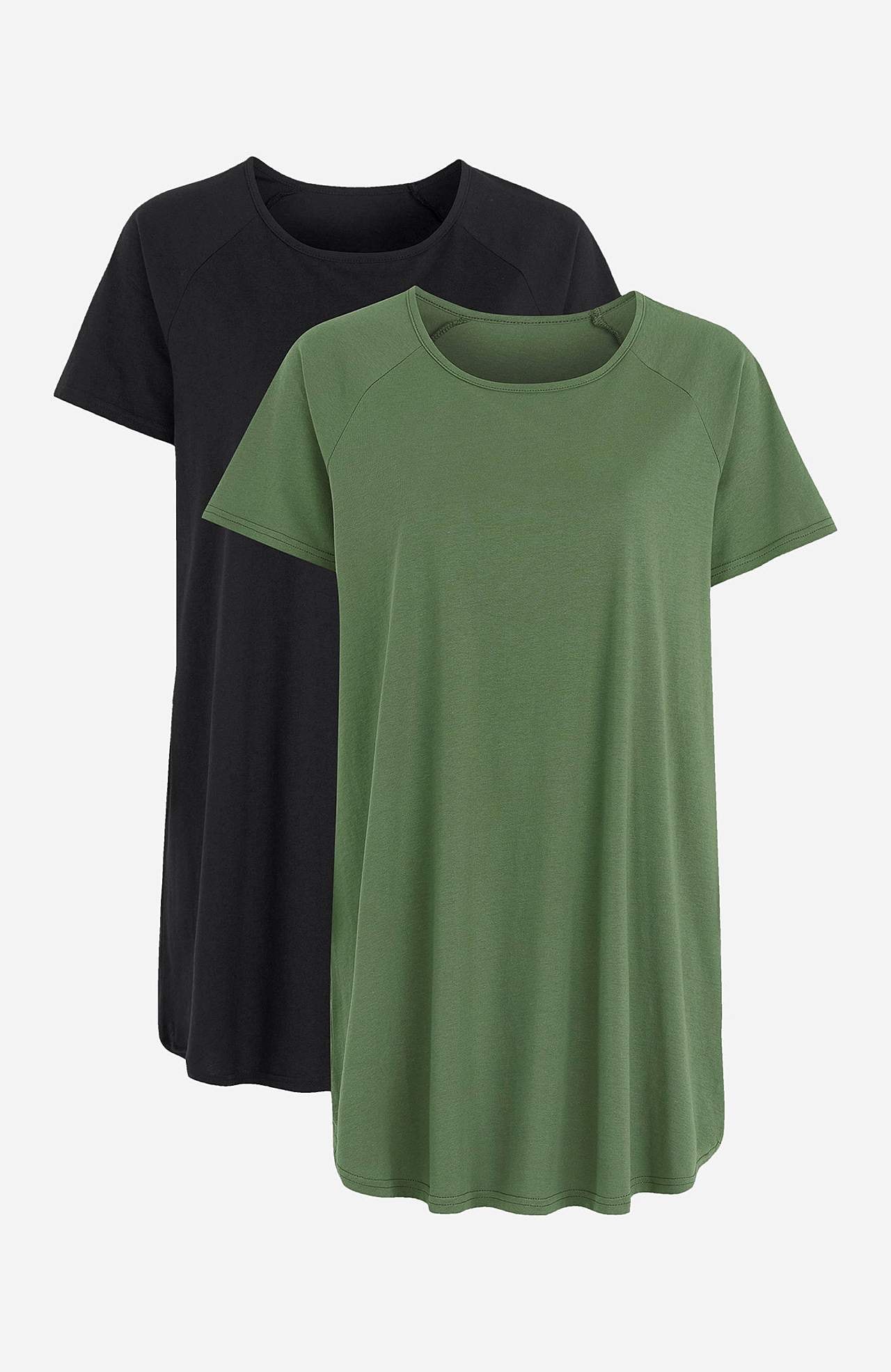 Tunic in organic cotton 2-pack