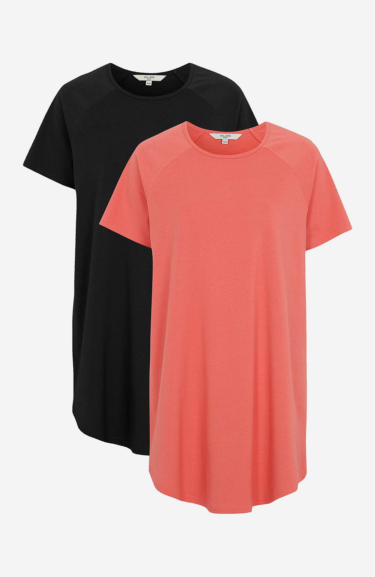 Tunic in organic cotton 2-pack