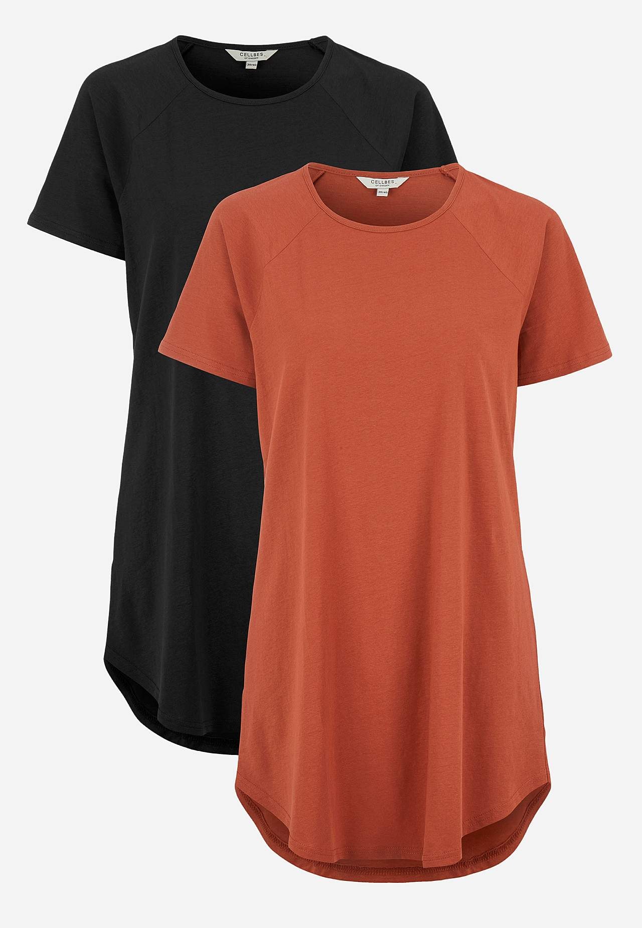 Tunic in organic cotton 2-pack