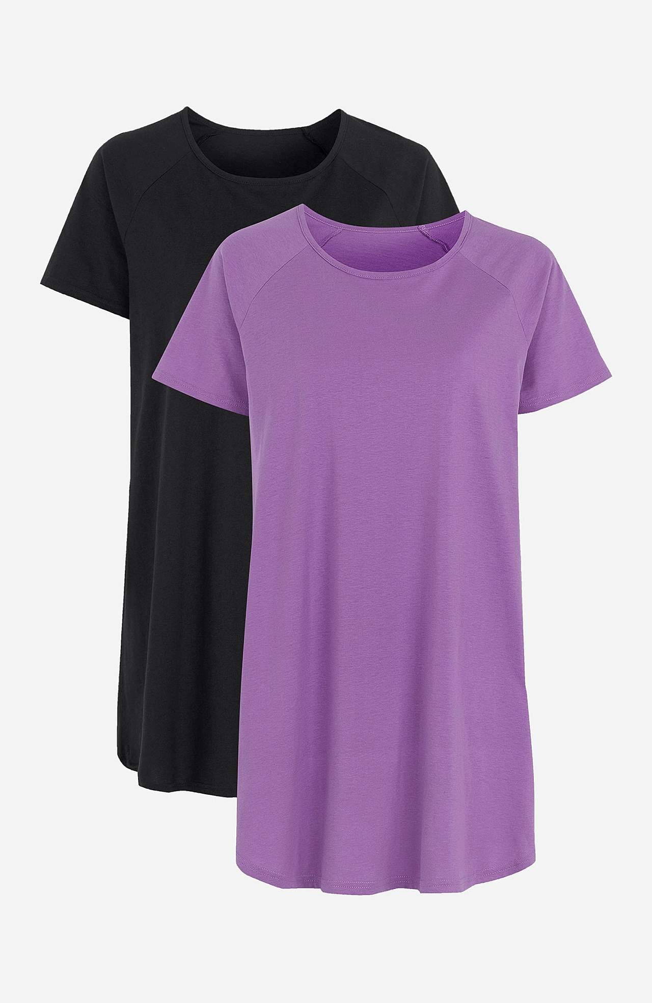 Tunic in organic cotton 2-pack