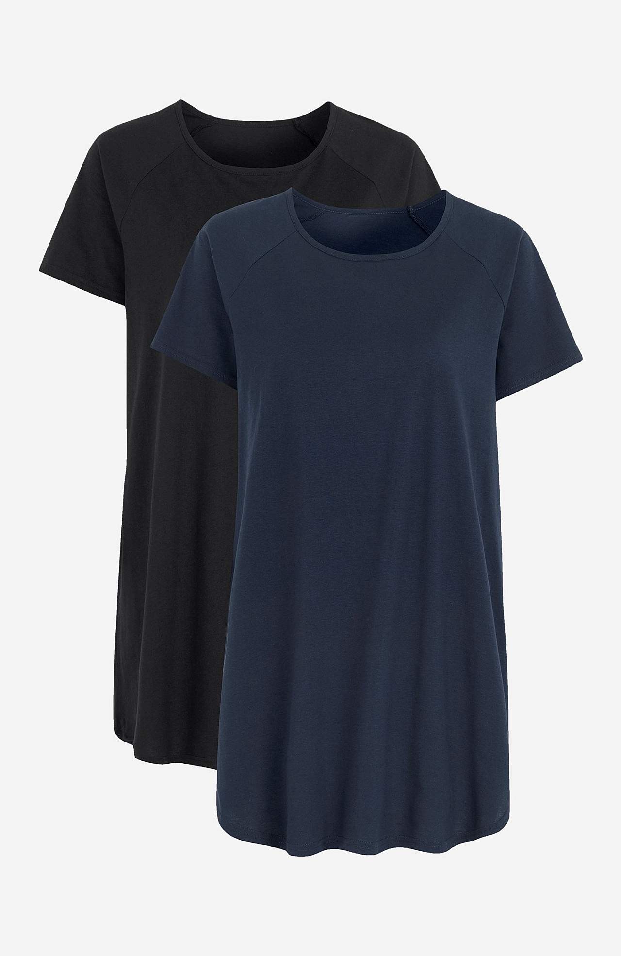 Tunic in organic cotton 2-pack