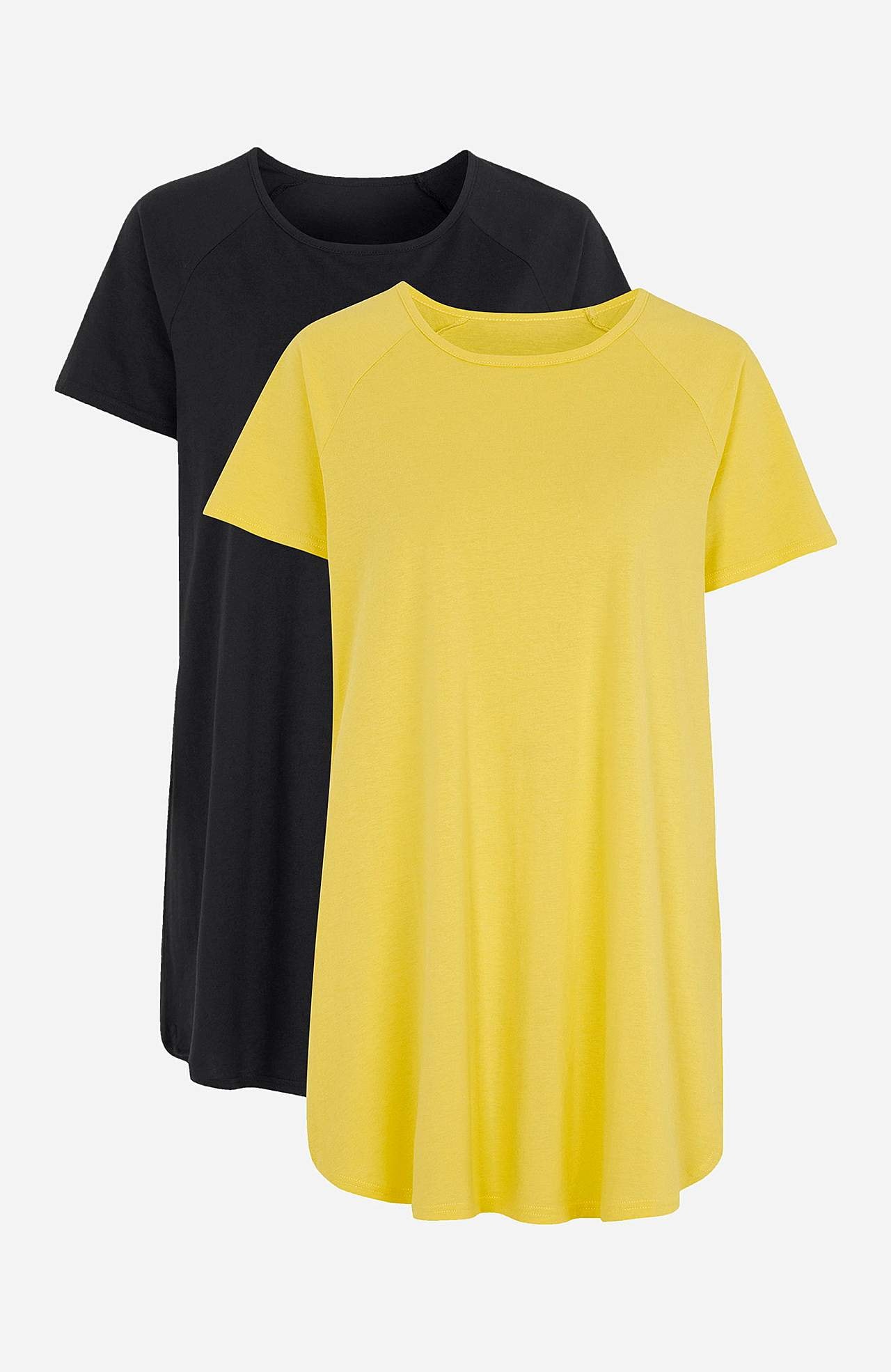 Tunic in organic cotton 2-pack