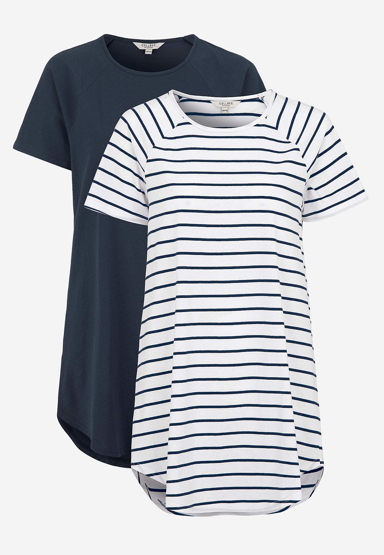 Tunic in organic cotton 2-pack