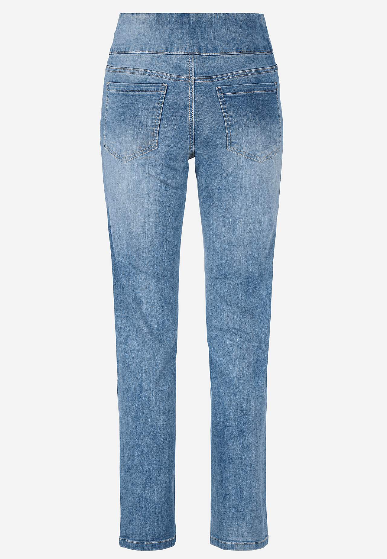Stretchy jeggings with high elasticized waist Elin