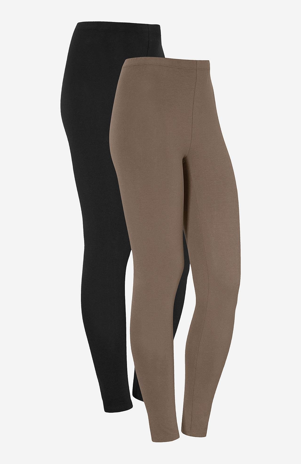 Leggings in cotton 2-pack