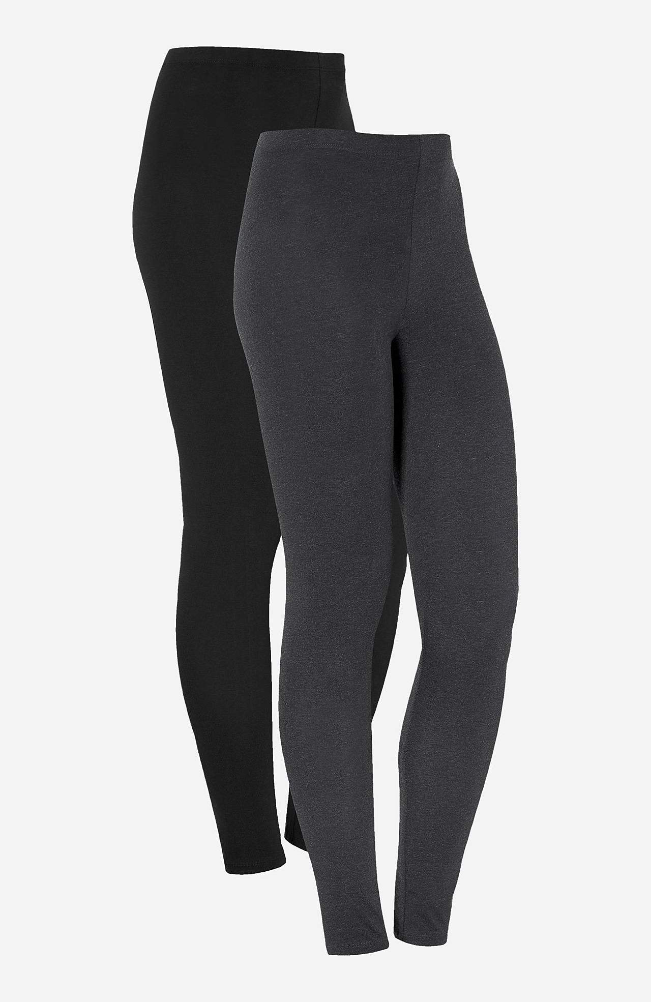 Leggings in cotton 2-pack