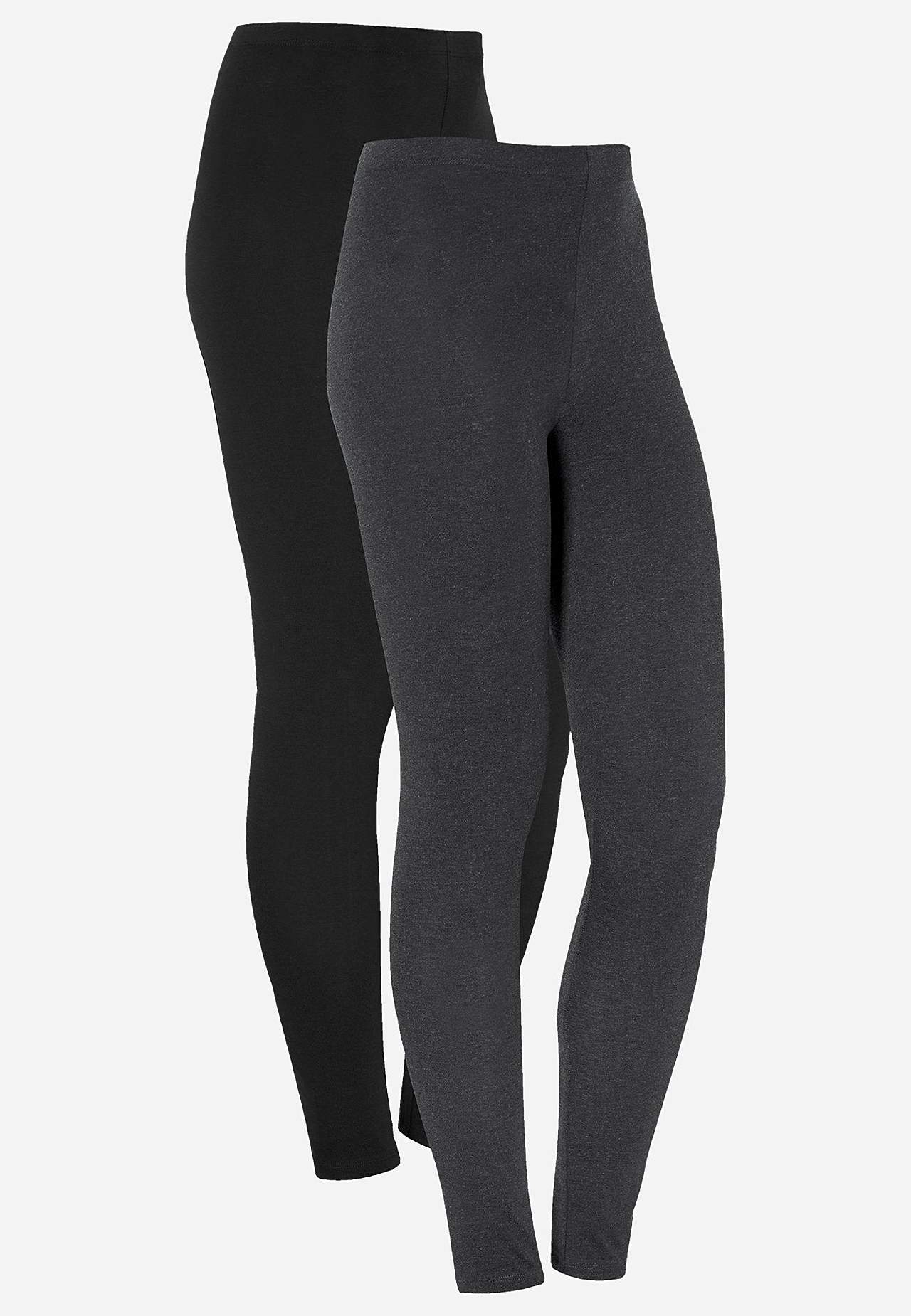 Leggings i bomuld Fia 2-pack billede