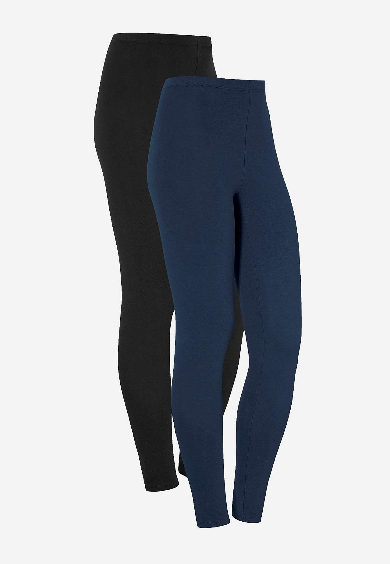 Leggings in cotton 2-pack