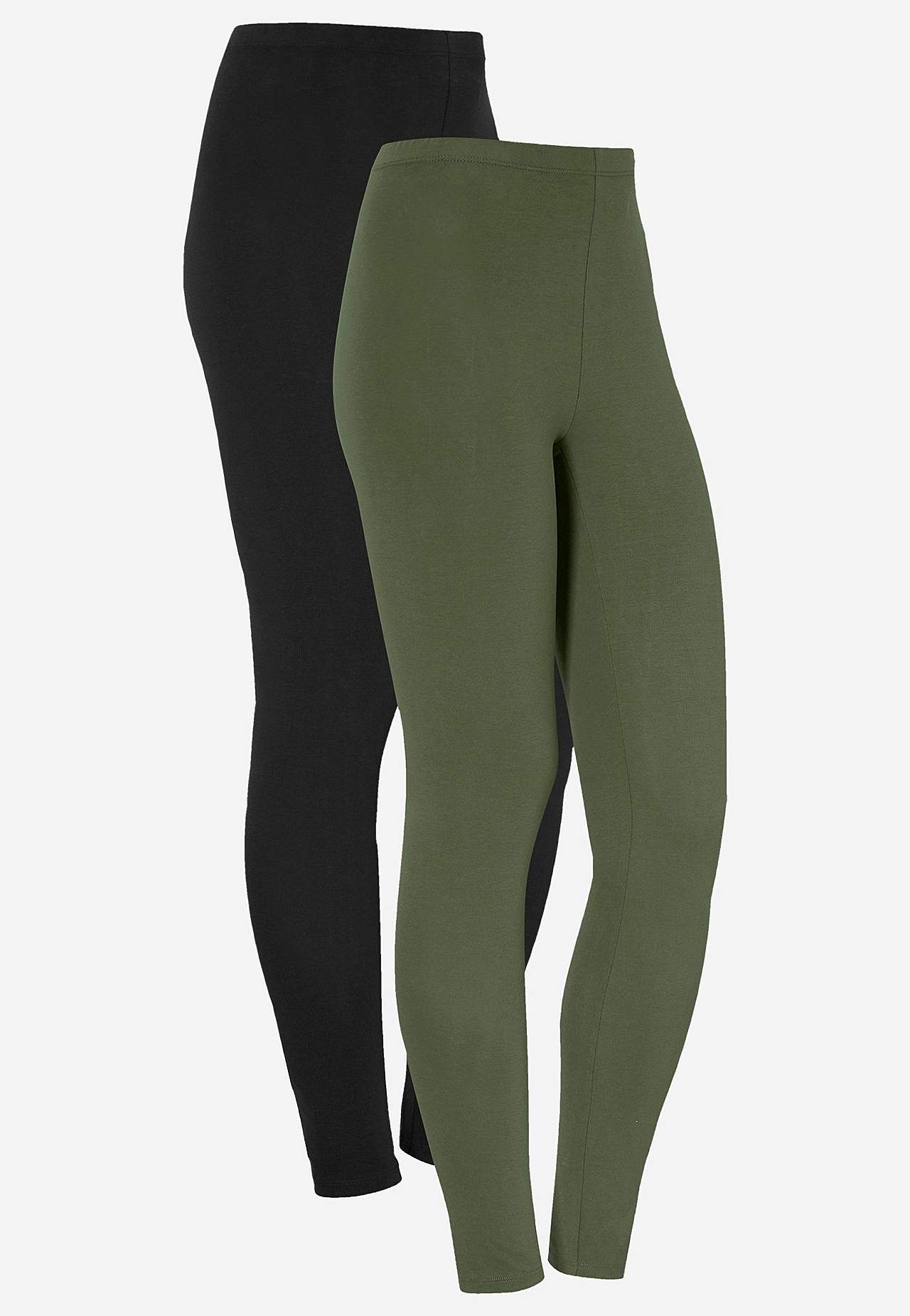 Leggings i bomuld Fia 2-pack billede