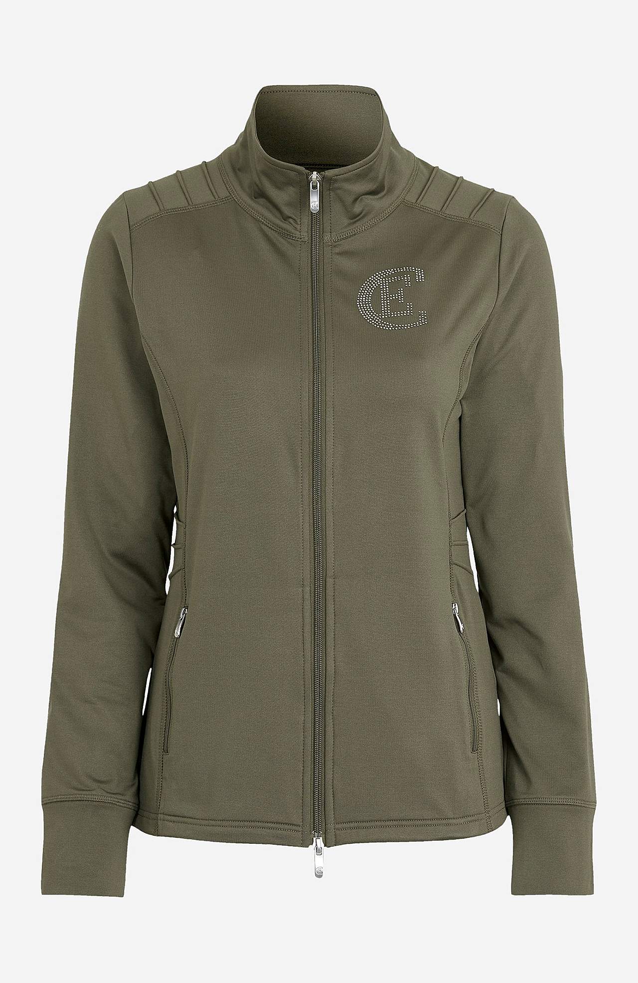 Long-sleeved jumper with zip Pella