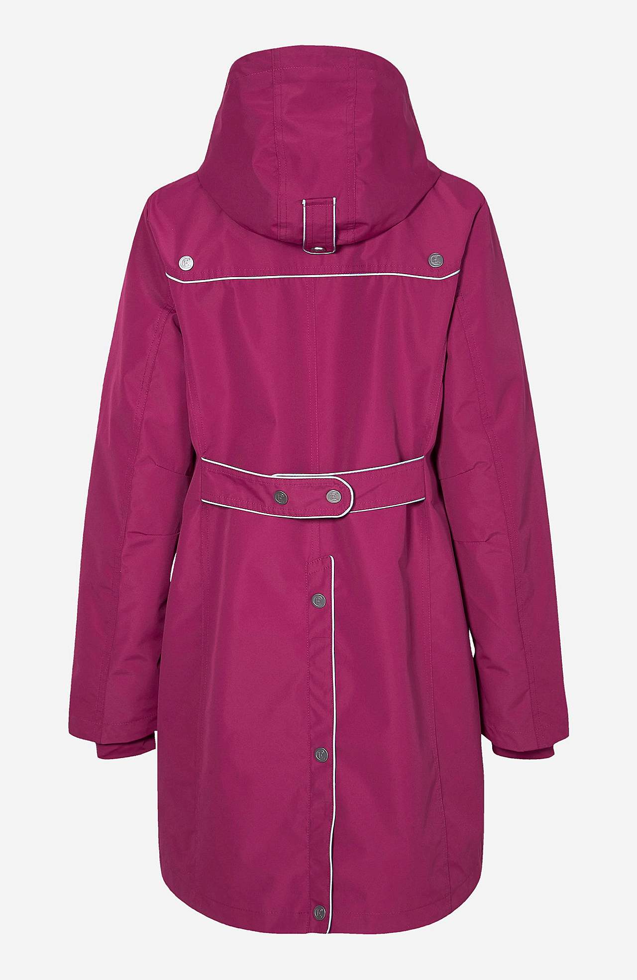 Long jacket with reflective details Benita