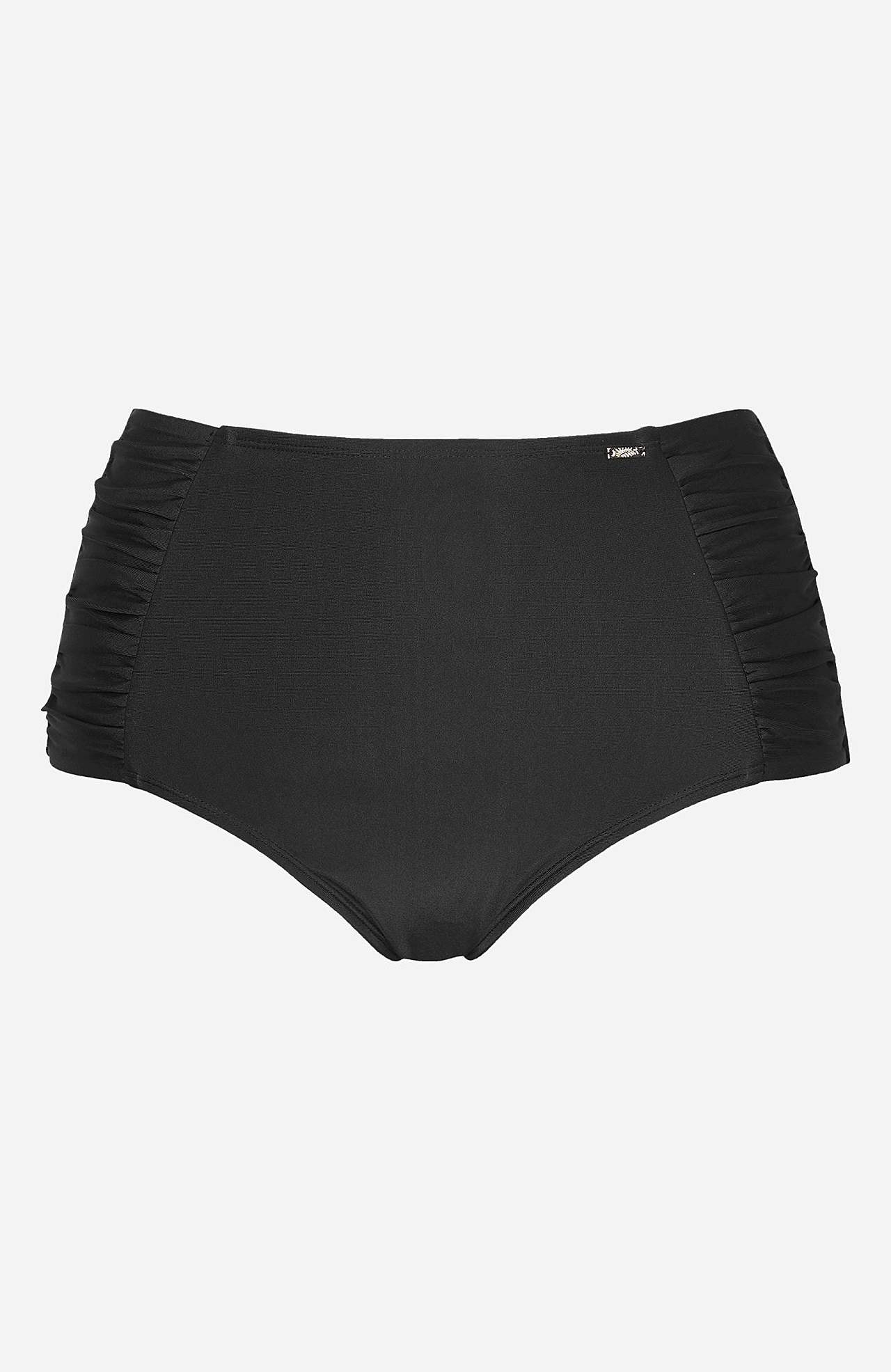 Ruched bikini bottom with high waist Honolulu