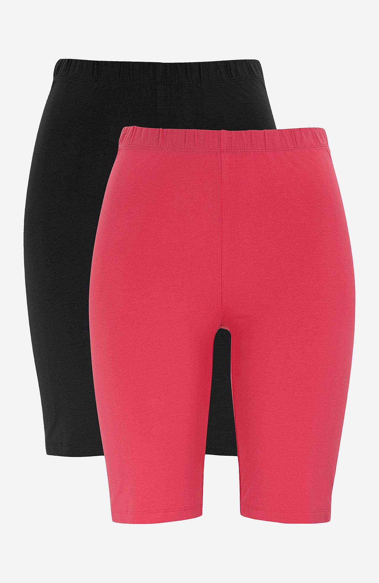 Comfortable cycling shorts in organic cotton 2-pack
