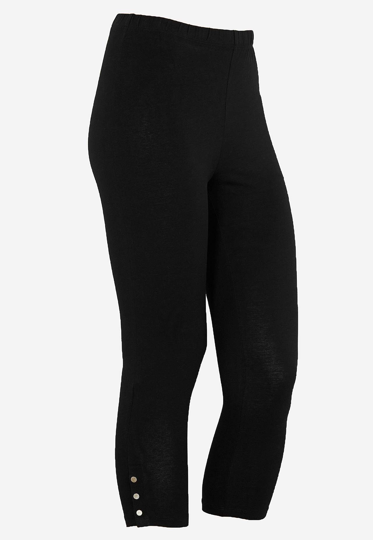 Capri leggings with nice button details Milly 2-pack