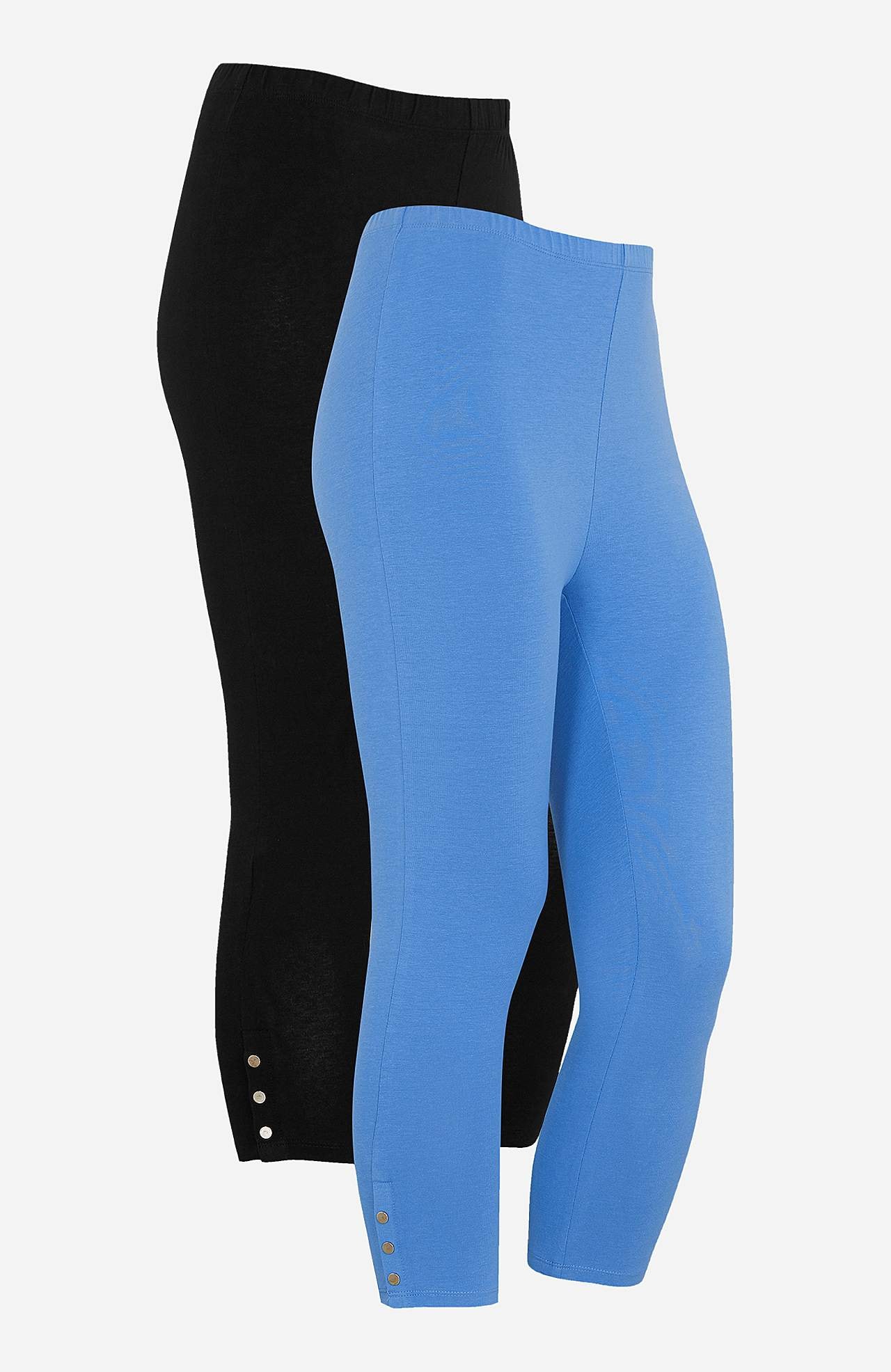 Capri leggings with nice button details Milly 2-pack