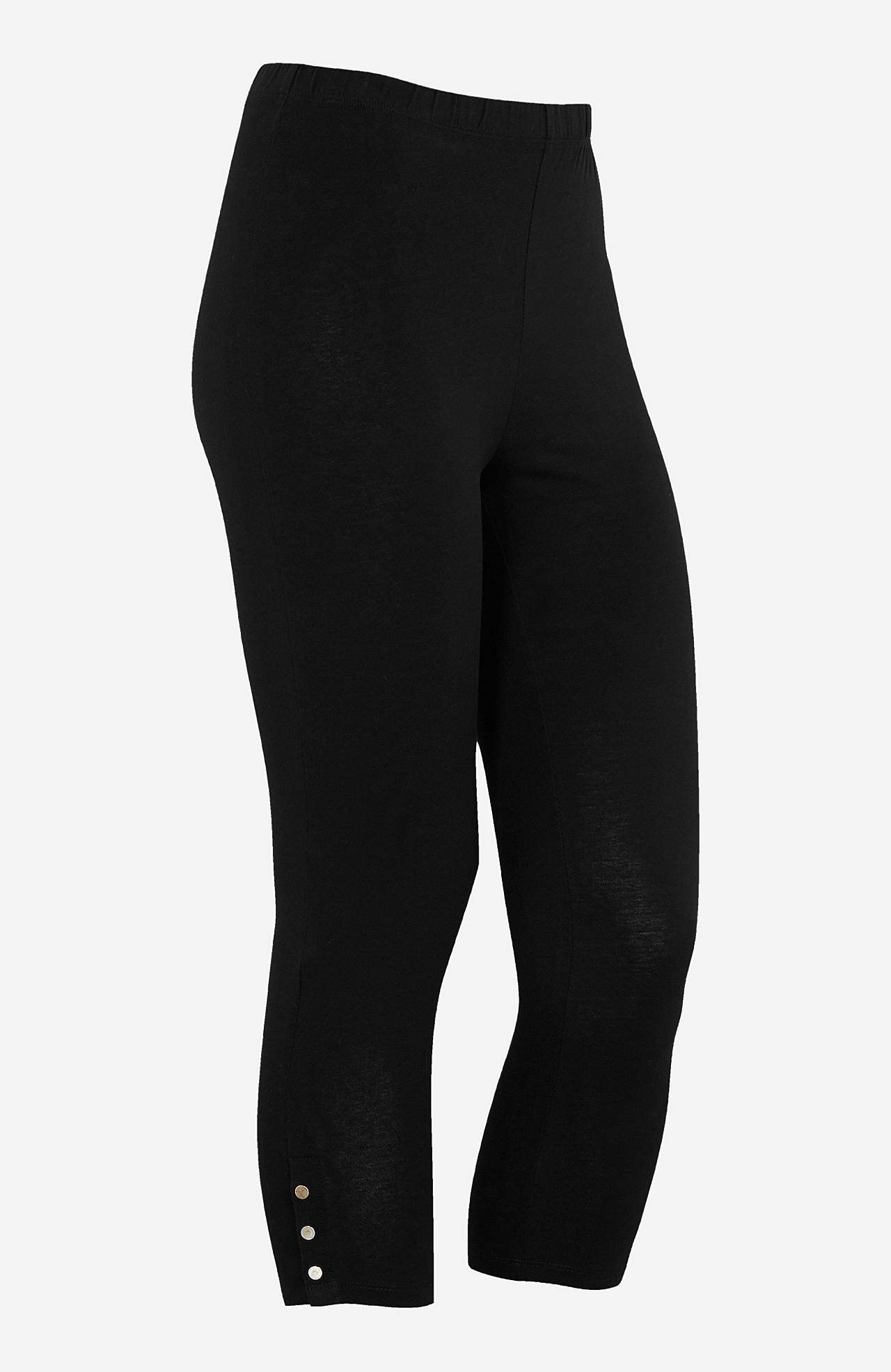Capri leggings with nice button details Milly 2-pack
