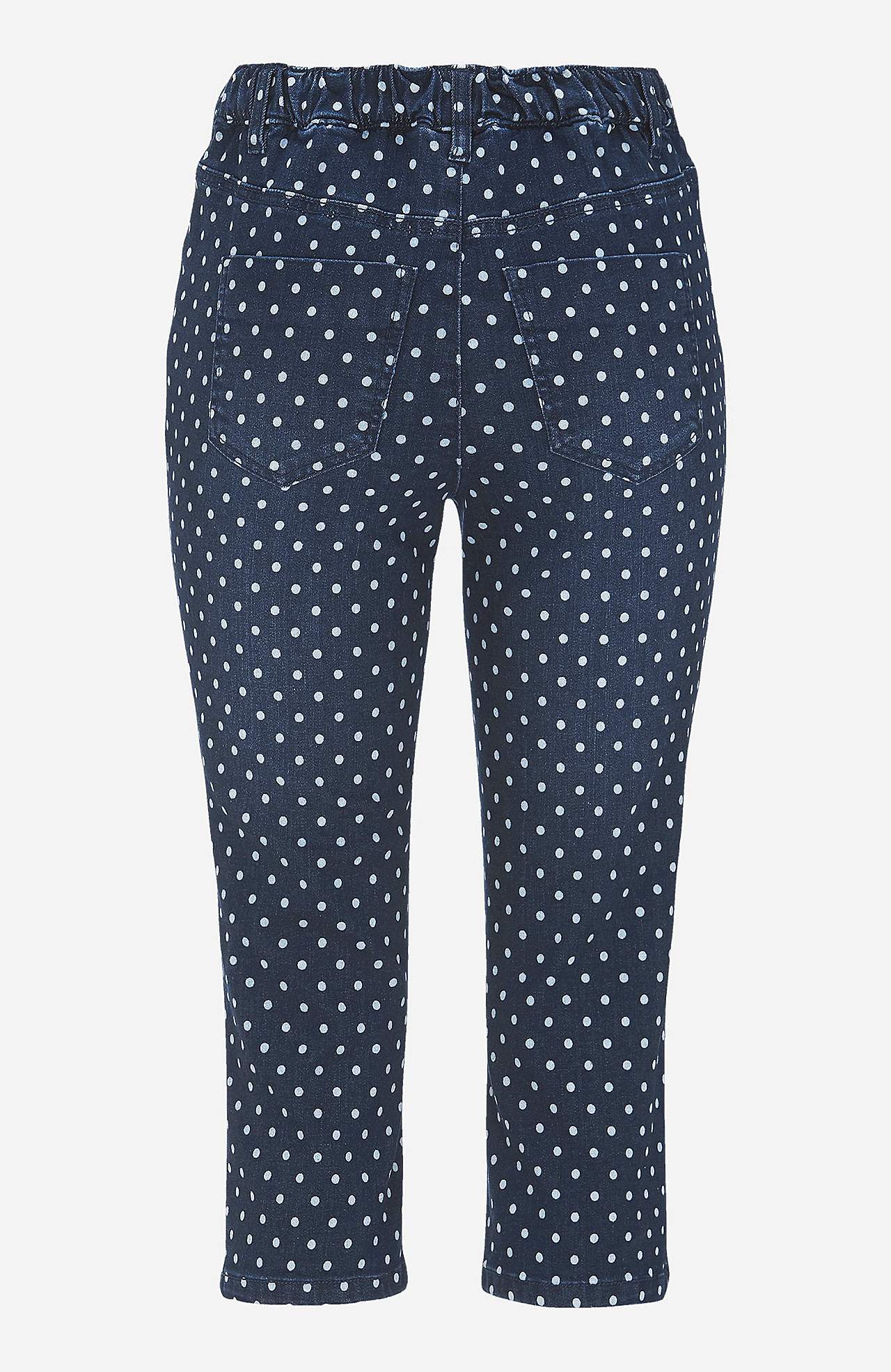 Comfortable, dotted capri jegging