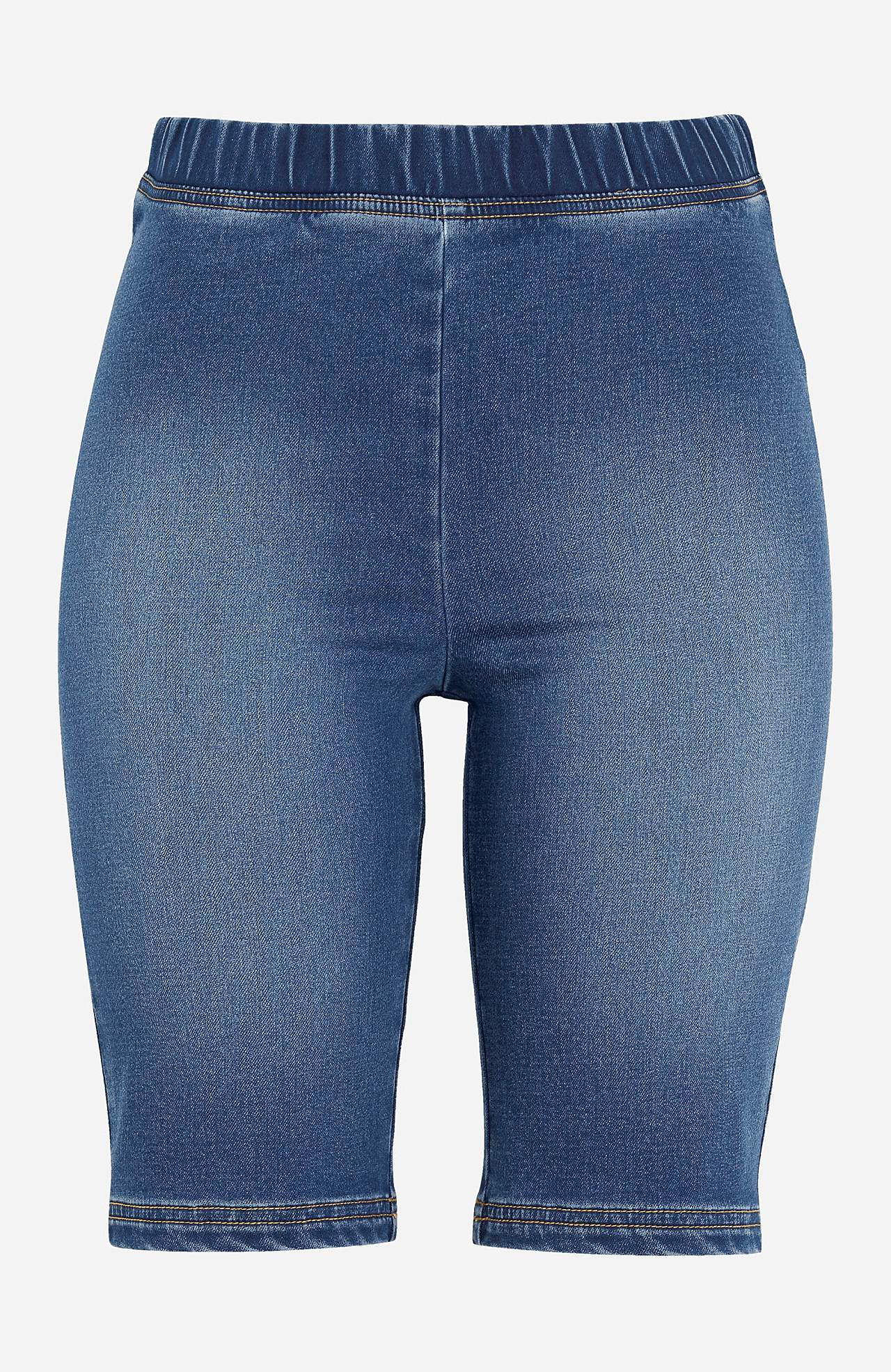 Cycling shorts in denim