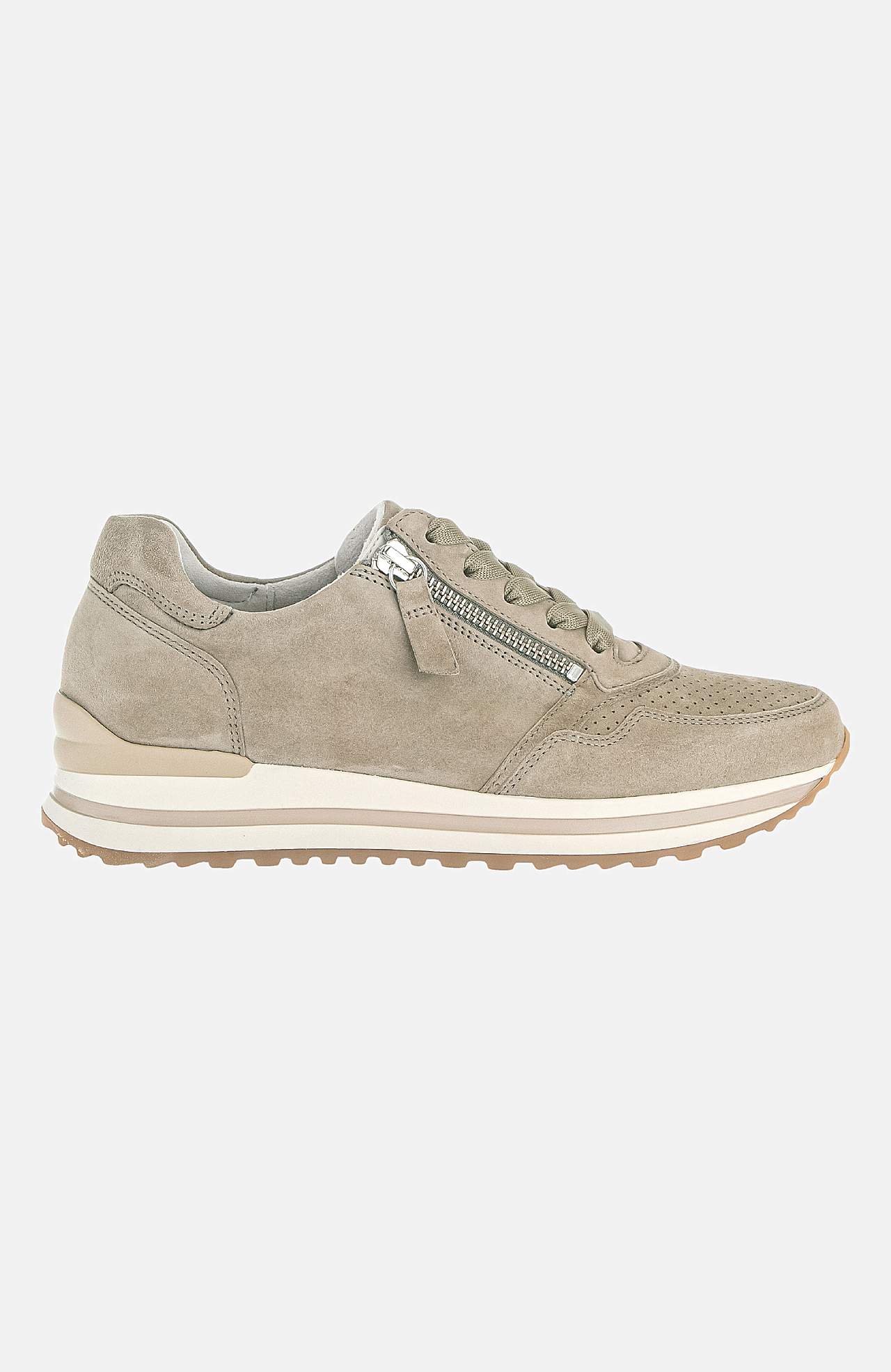Sneaker i skinn