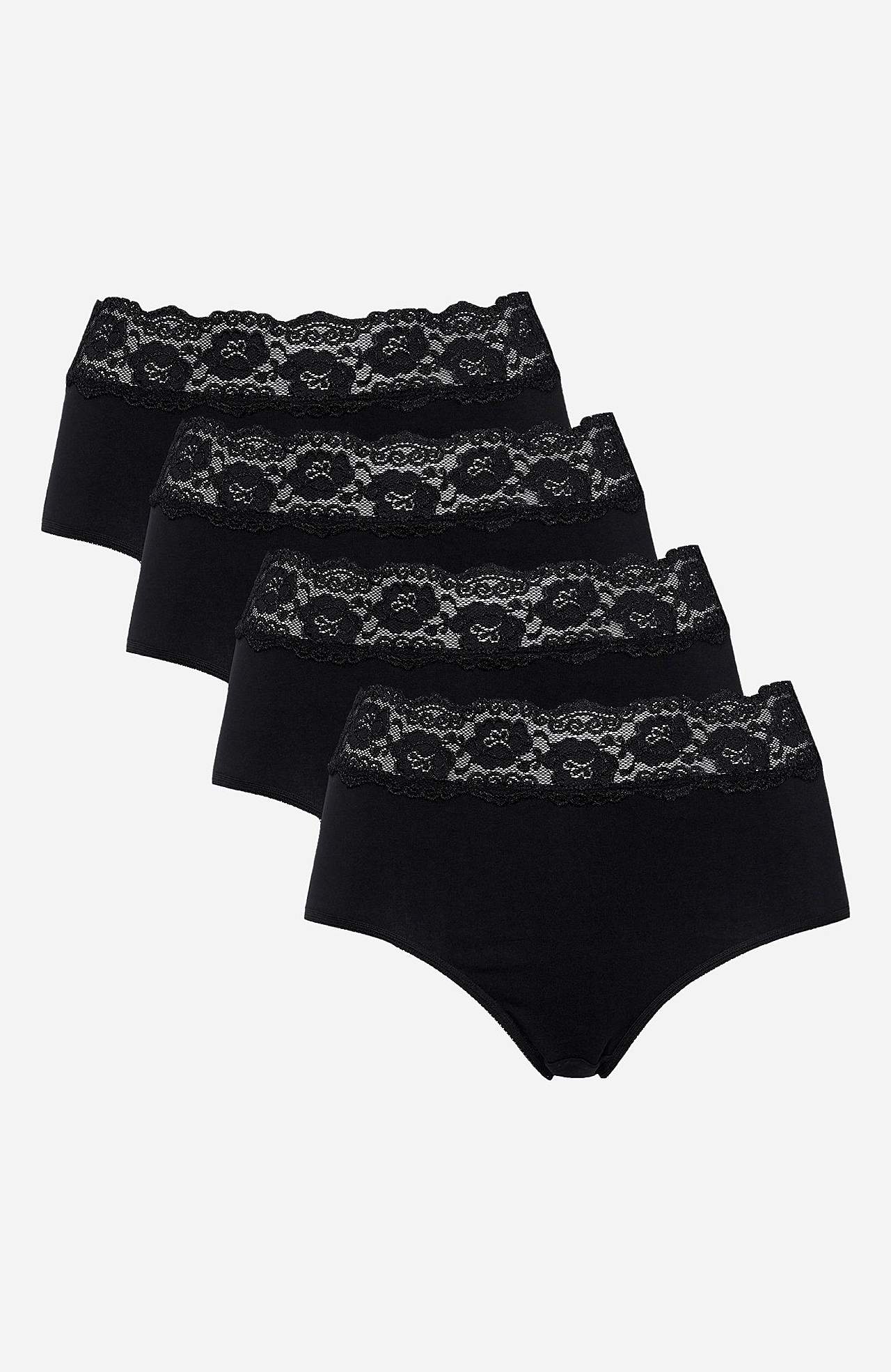 Midi briefs in cotton 4-pack