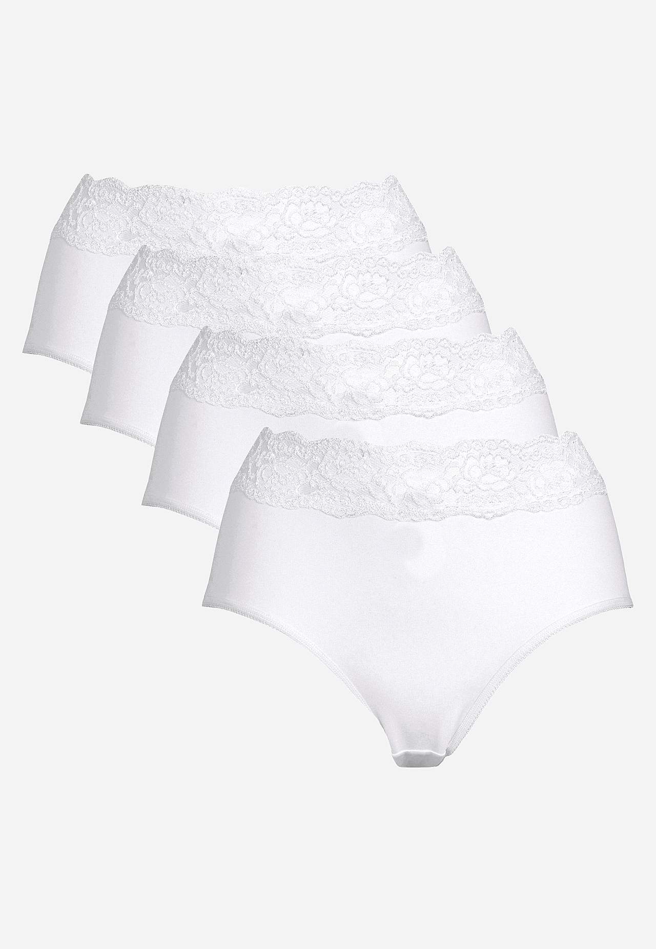 Midi briefs in cotton 4-pack