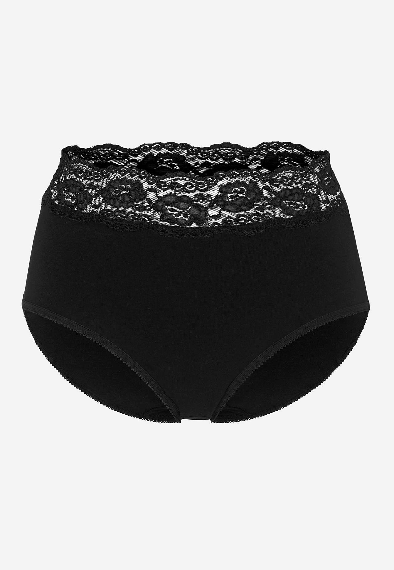 Miditruse i bomull 4-pack