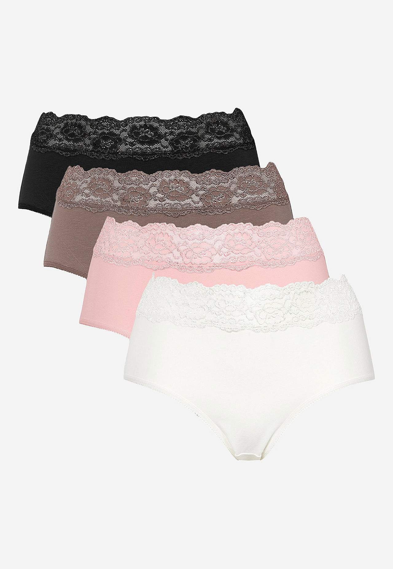 Midi briefs in cotton 4-pack