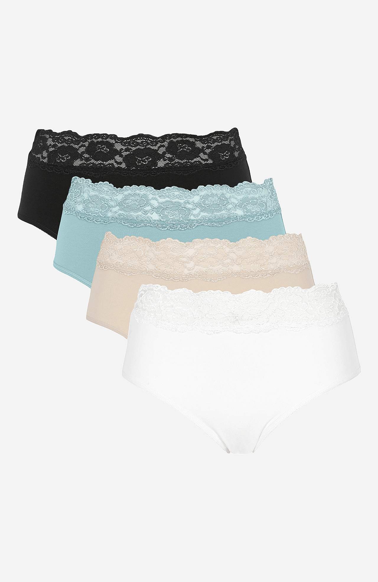Midi briefs in cotton 4-pack