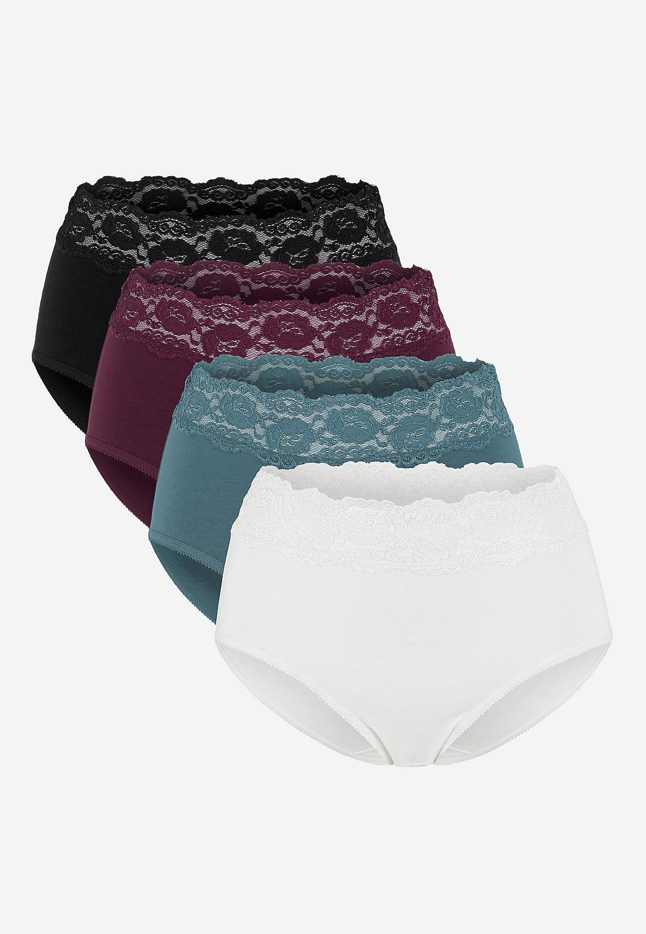 Midi briefs in cotton 4-pack