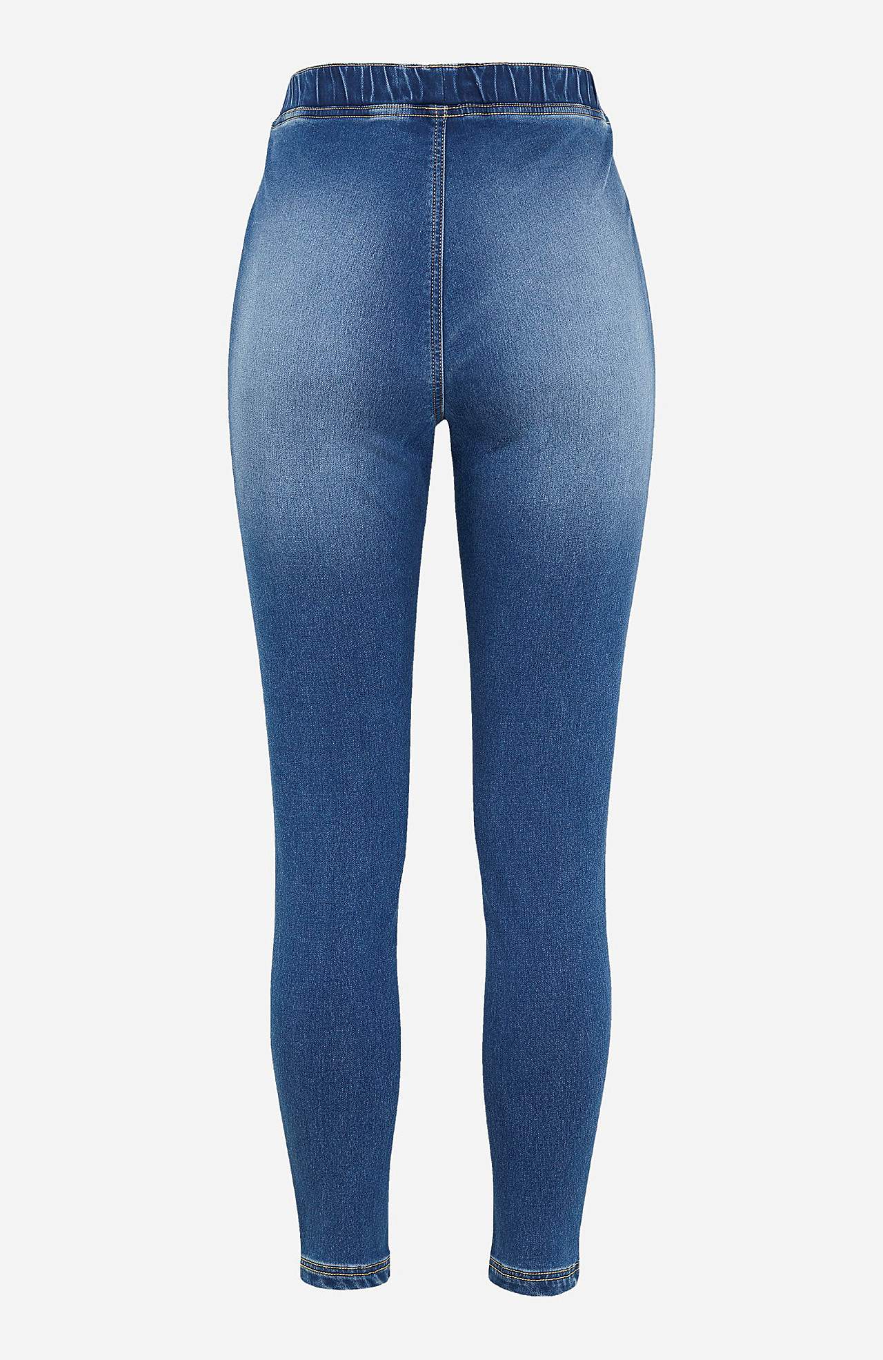 Denim leggings