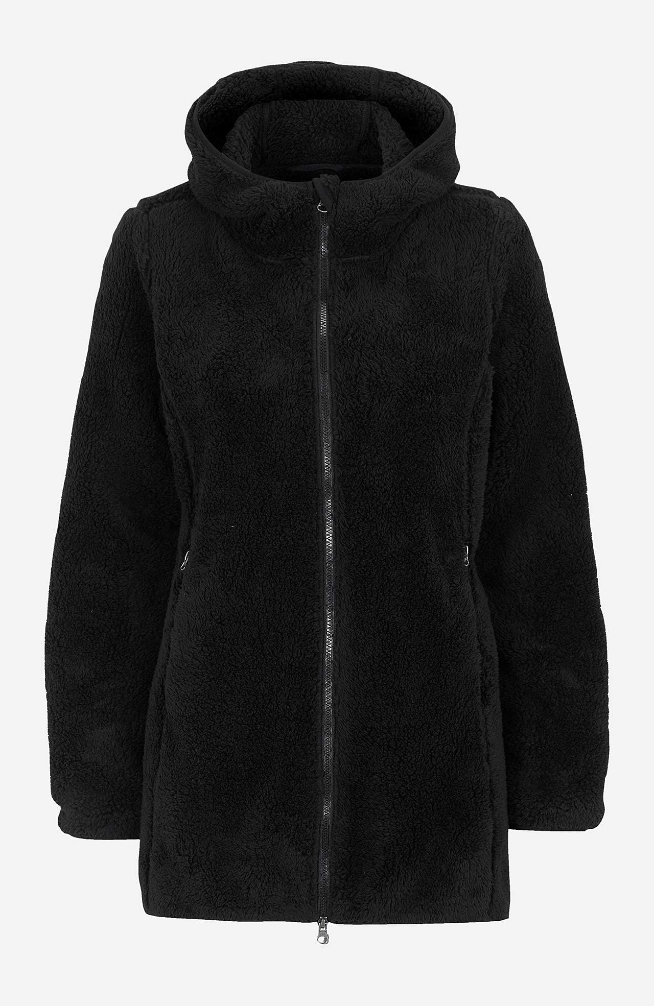 Cosy fleece jacket with hood