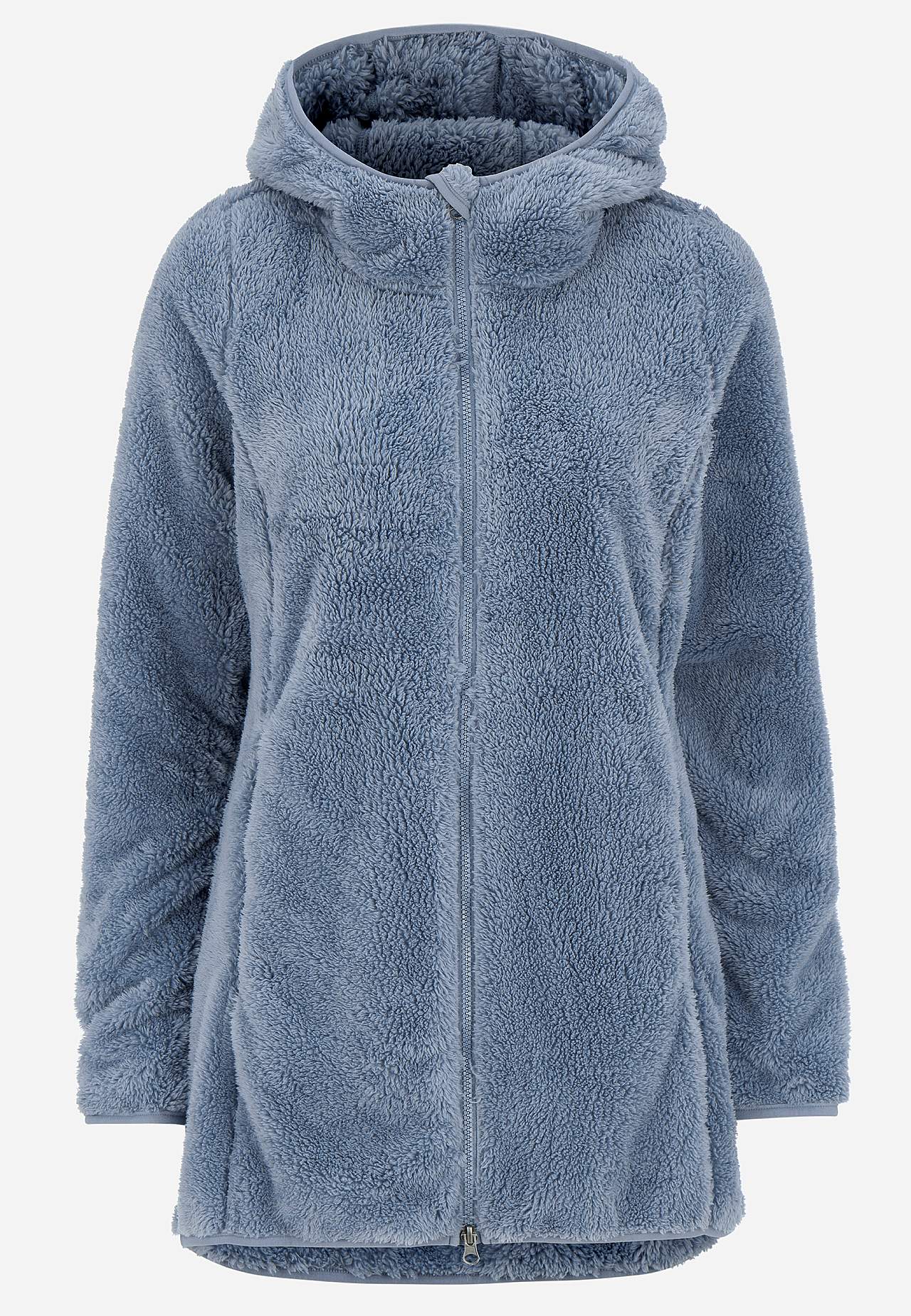 Cosy fleece jacket with hood