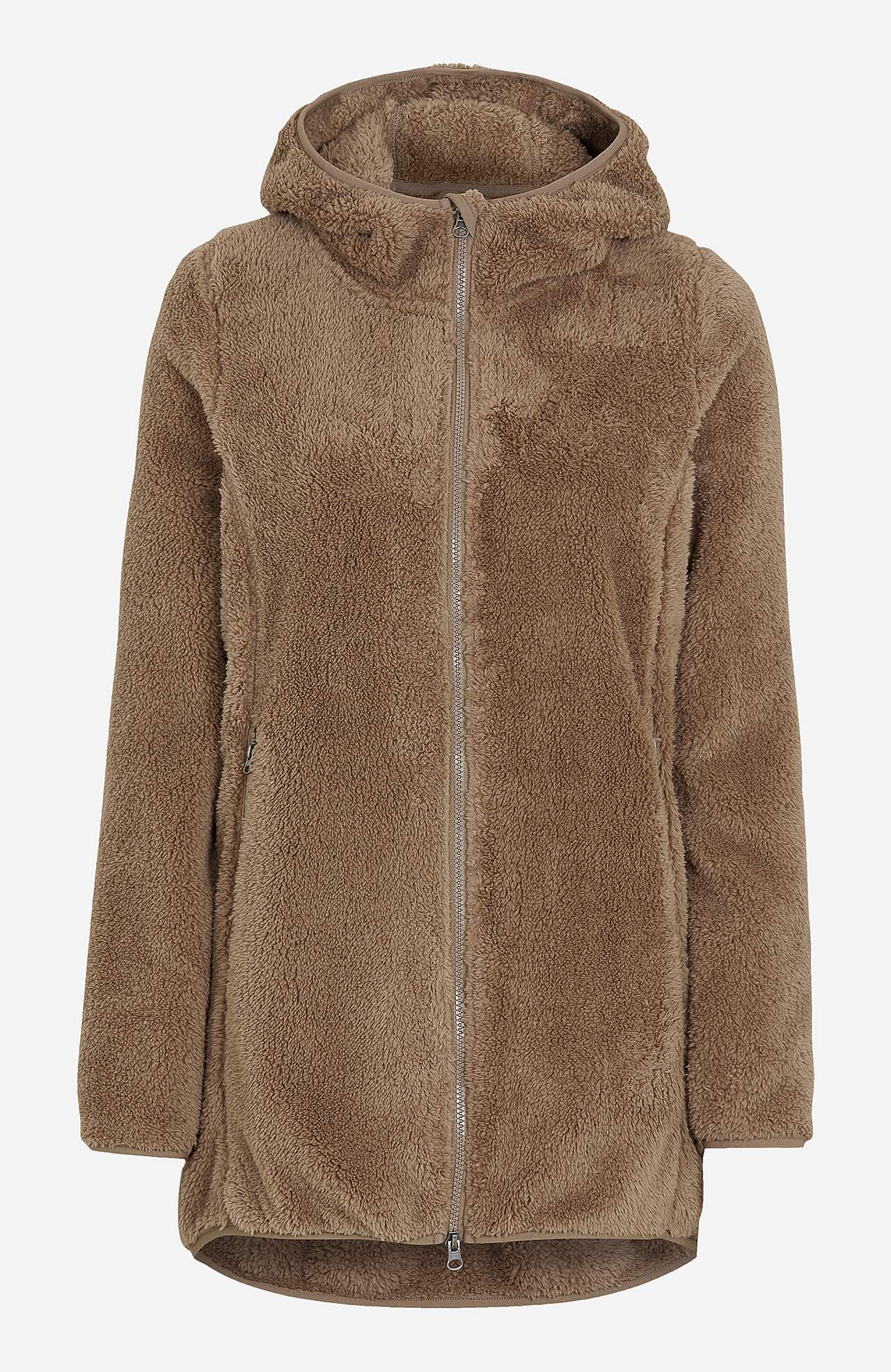 Cosy fleece jacket with hood